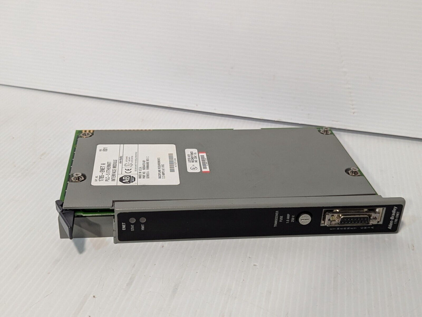 ALLEN BRADLEY 1785-ENET SER A PLC-5 ETHERNET INTERFACE MODULE - Free Ship+Return