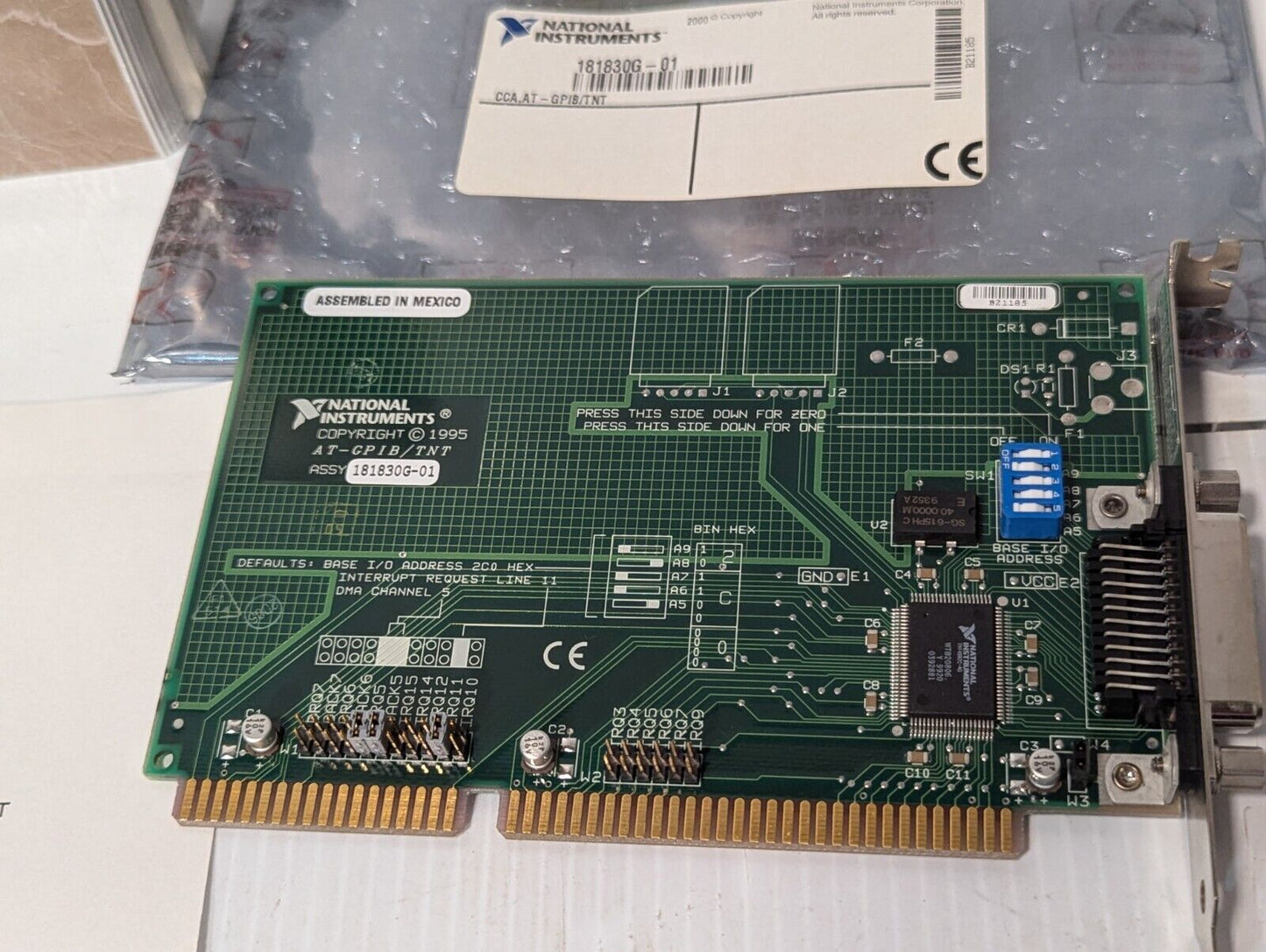 National Instruments 776786-01 interface card w/software, new in box - Free Ship