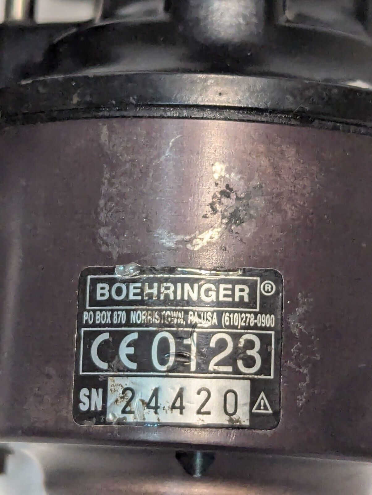 Boehringer 7702-L Intermittent Suction Regulator, 0 - 200 mm Hg - Free Shipping