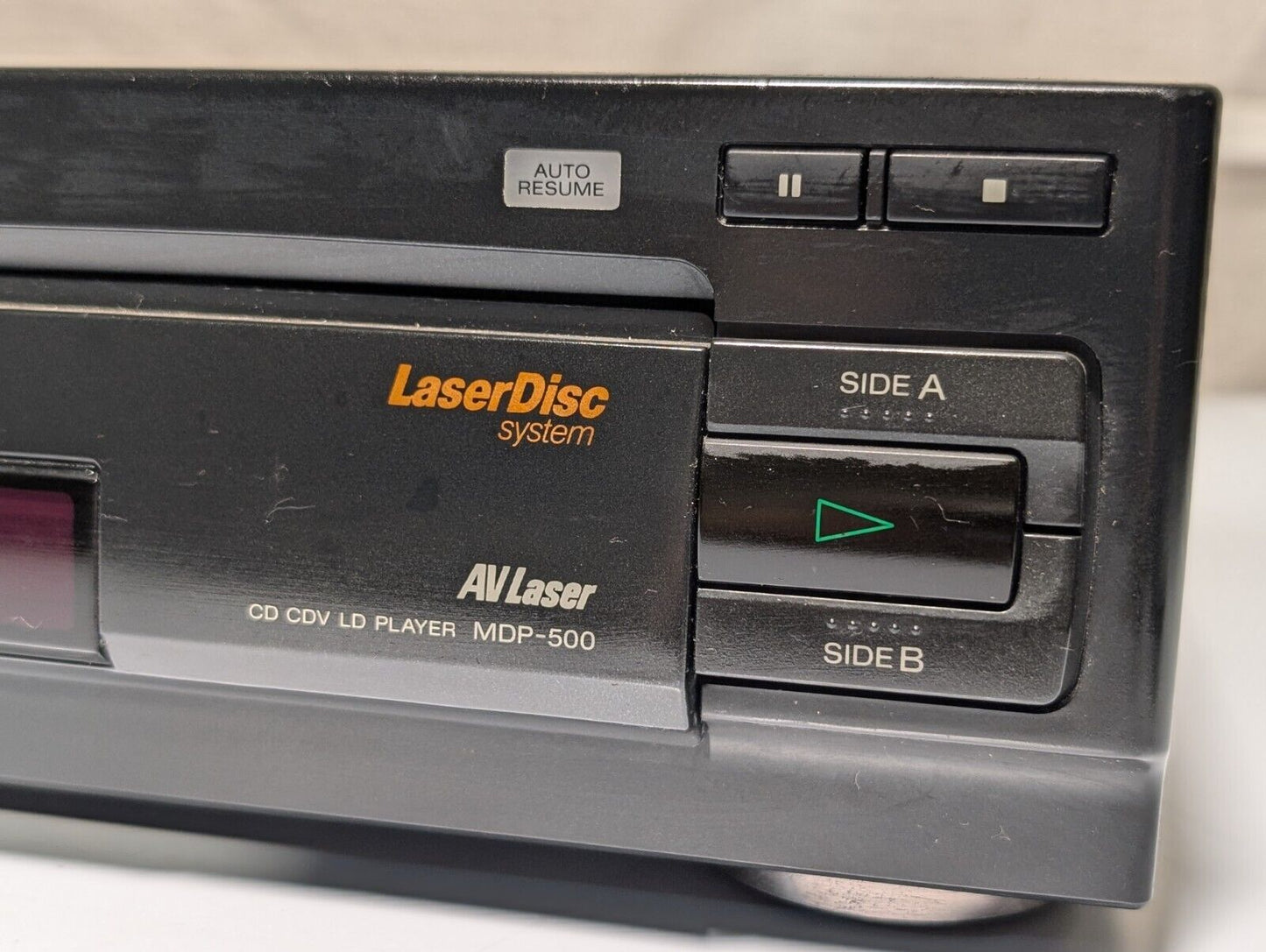 Sony MDP-500 AV Laser Auto Reverse Laserdisc CD \ CDV \ LD Player