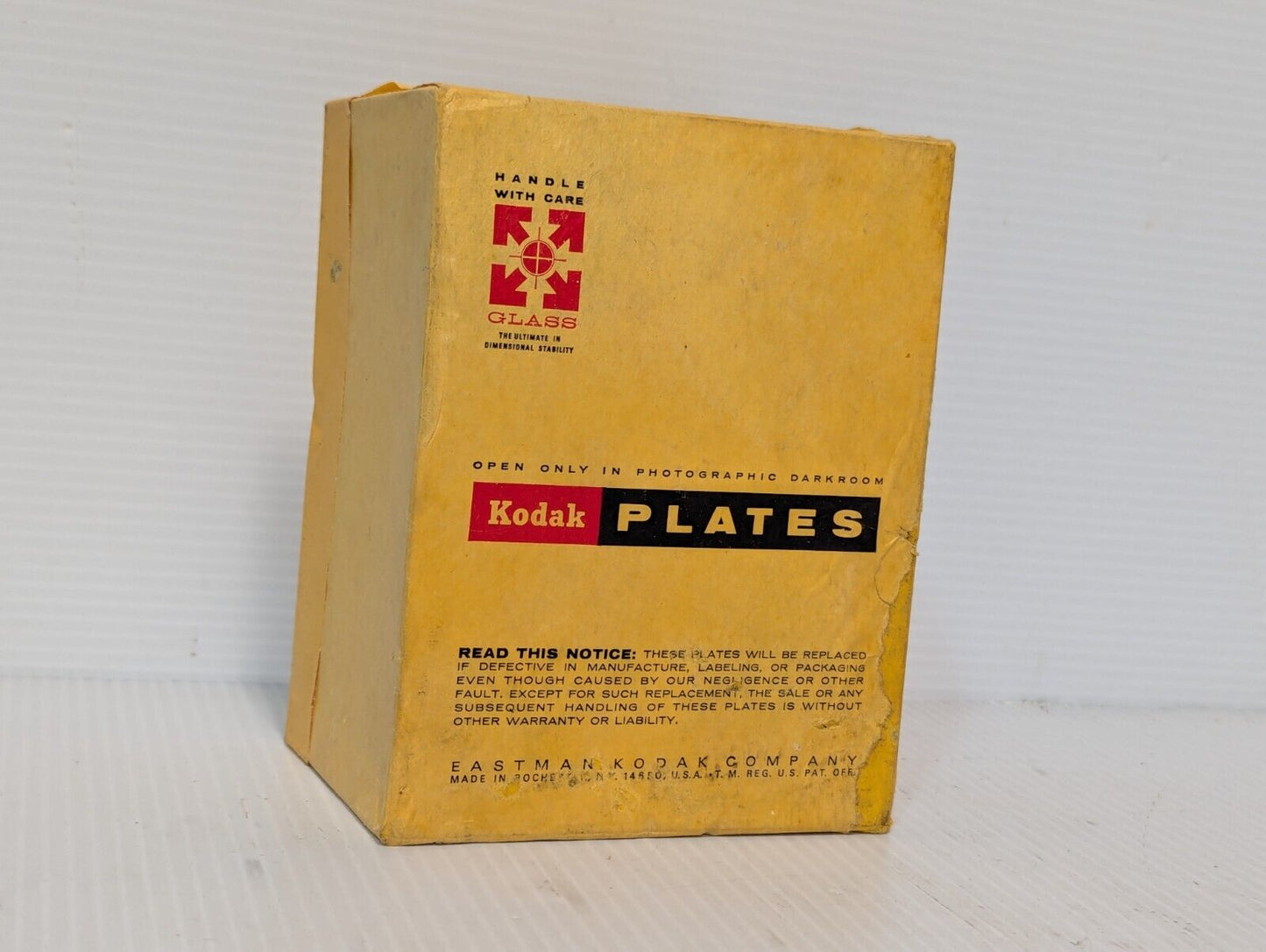 Vintage Kodak Glass Electron Image Plates Exp. 1973