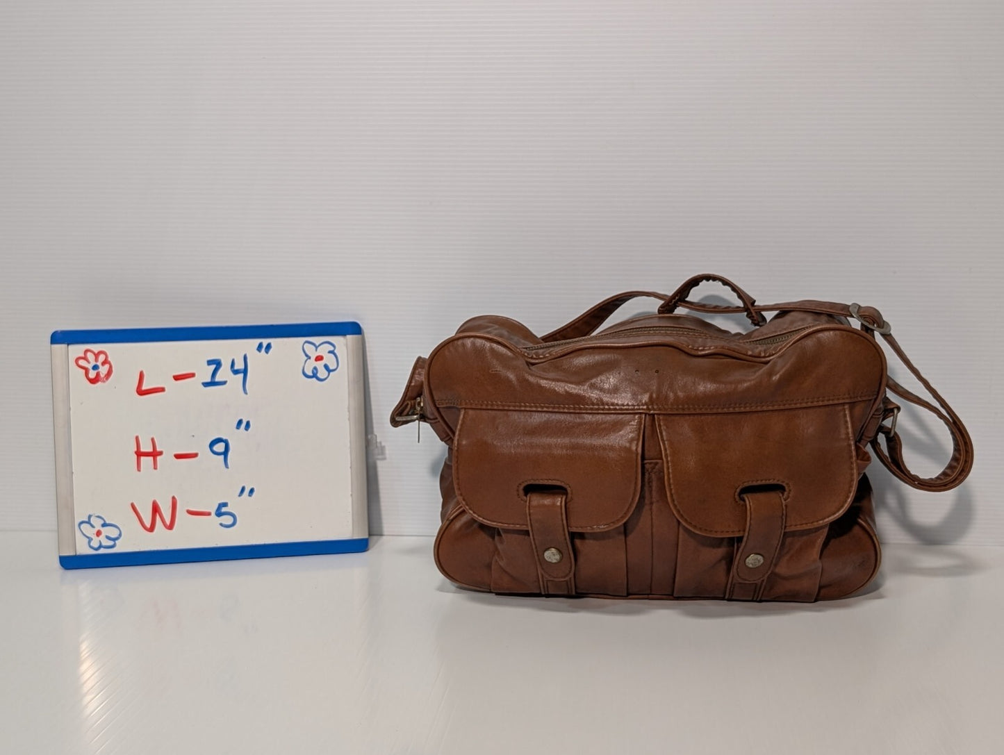 Vintage Samsonite Brown Shoulder Bag, Carry-On Luggage, 1970's