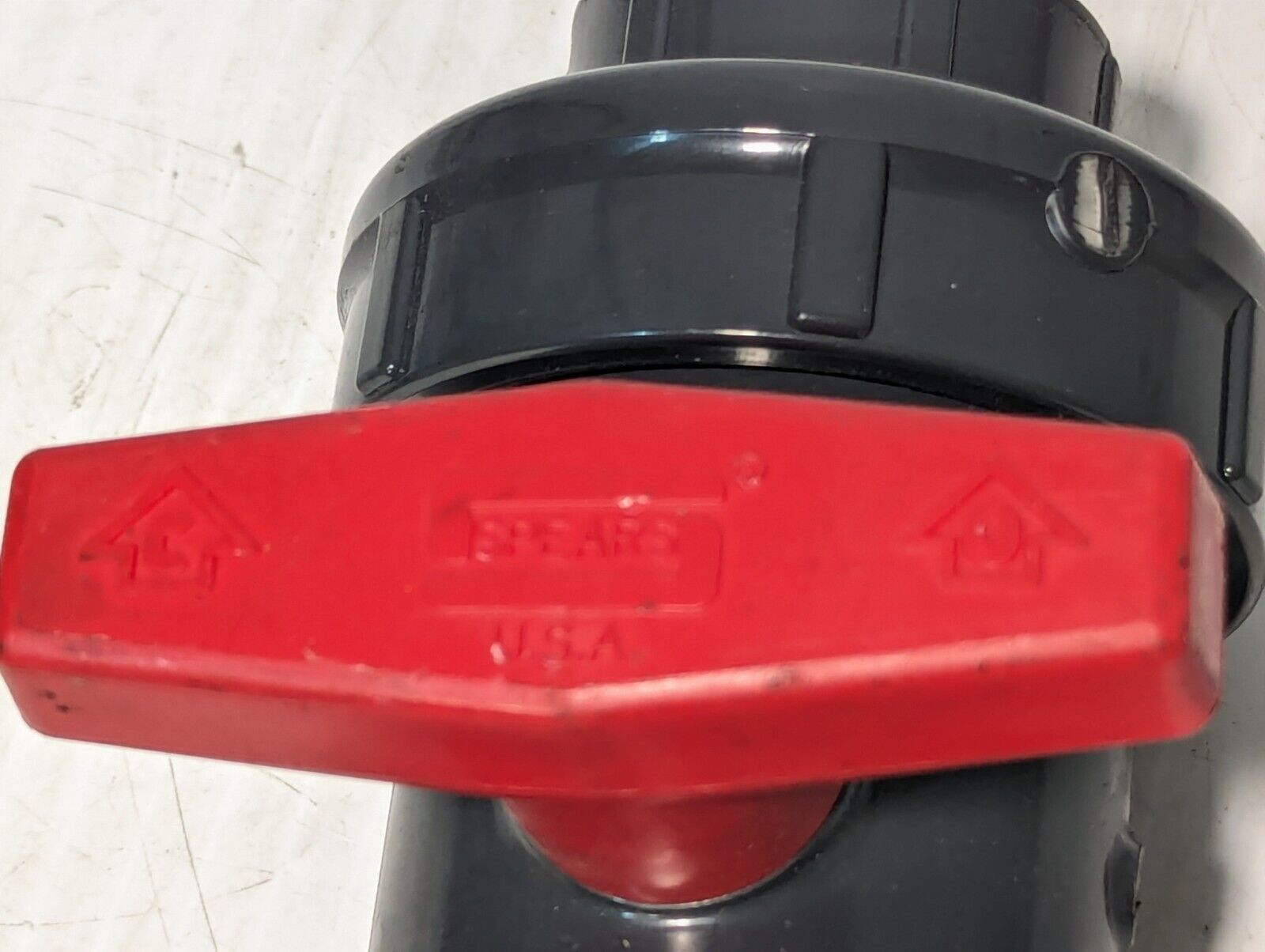 Spears 2339-015 True Union Ball Valve, Viton O-Ring, 1-1/2" Dia., 235psi, PVC