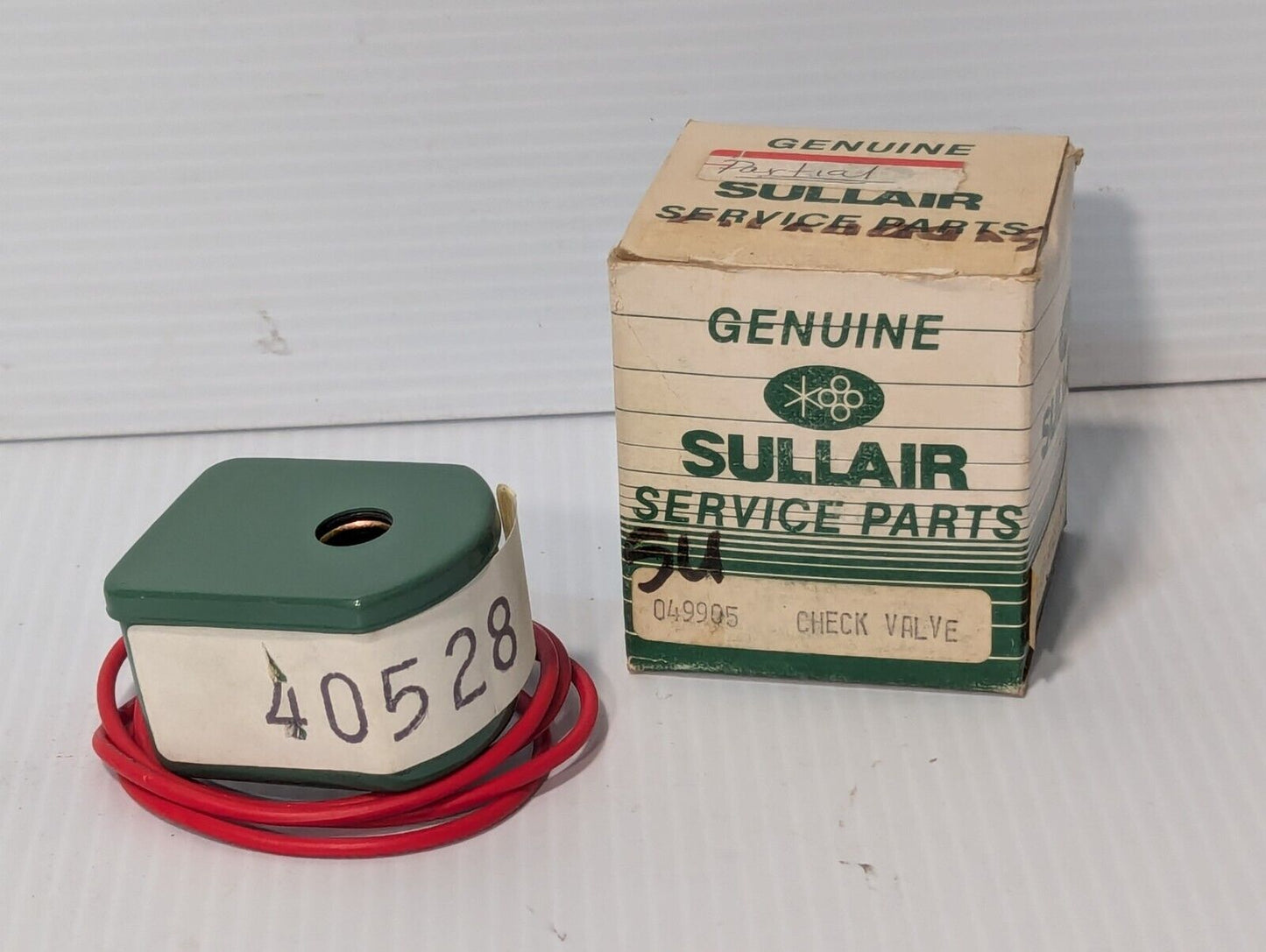 Sullair 40528 coil as part of 49905 check valve replacement kit - Free Shipping