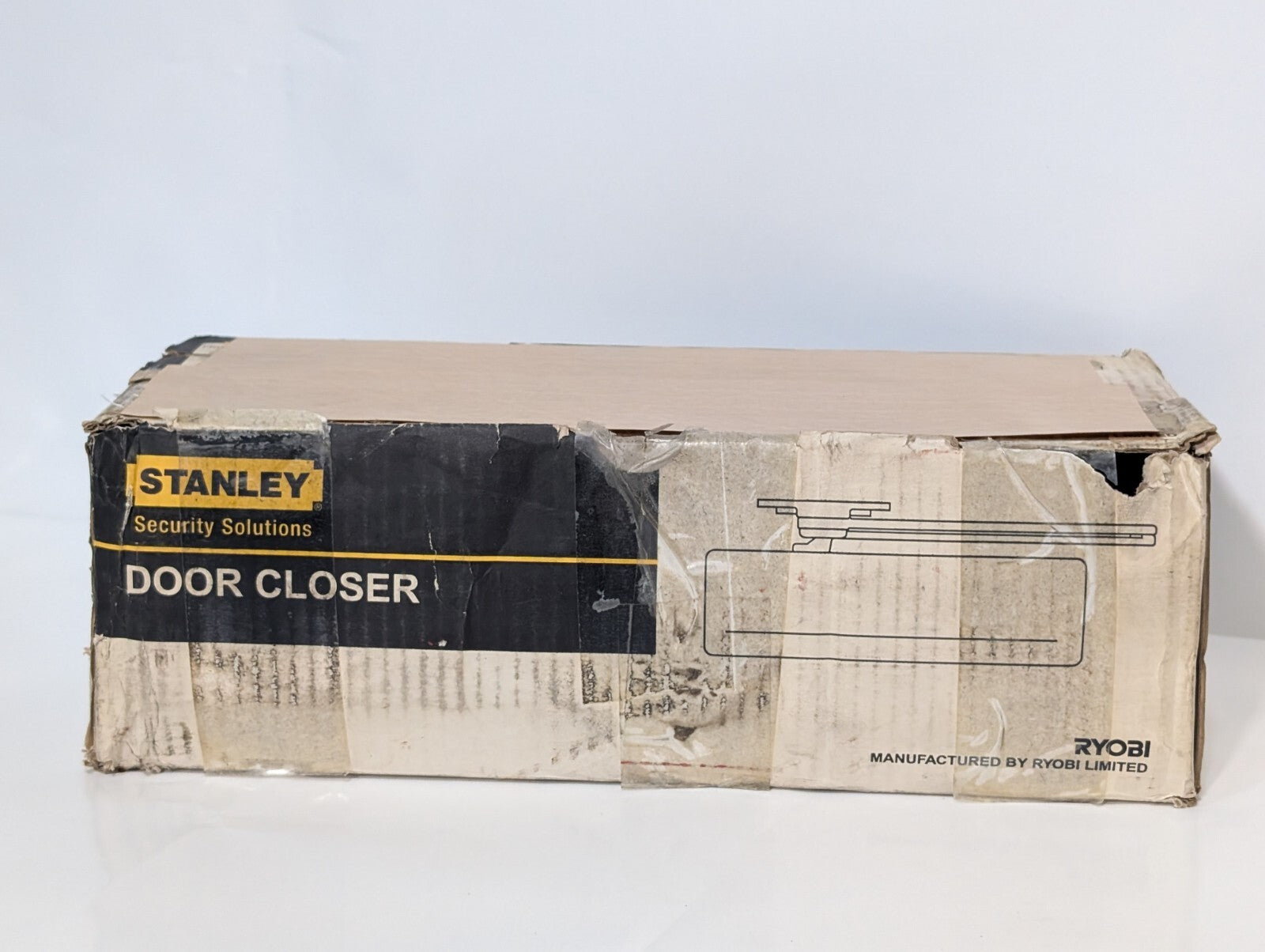 Stanley D-3551 Commercial Hardware Door Closer with Aluminum Finish DA Model