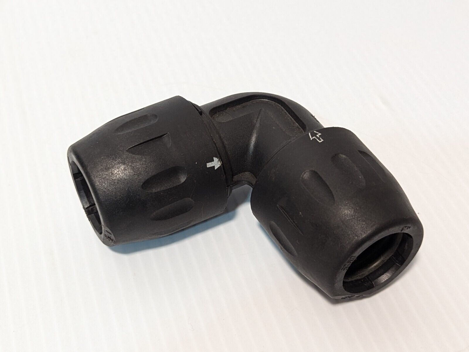 Transair DN25 Pipe-to-Pipe 90-Degree Elbow Connector -Free Shipping and Returns-