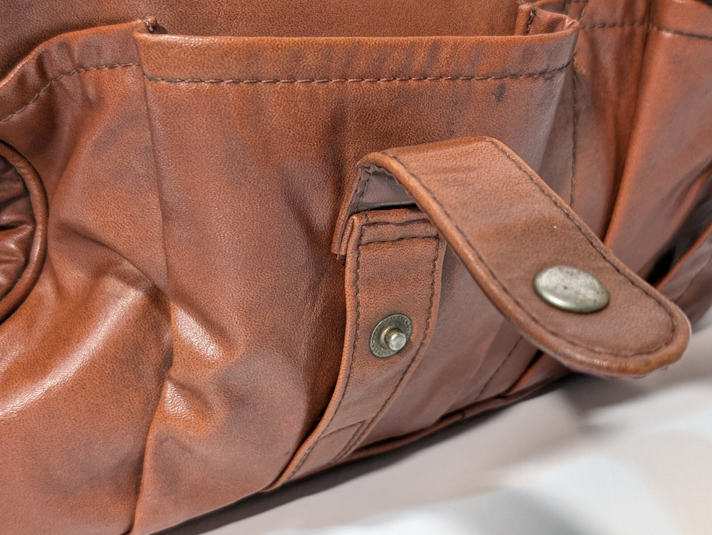 Vintage Samsonite Brown Shoulder Bag, Carry-On Luggage, 1970's