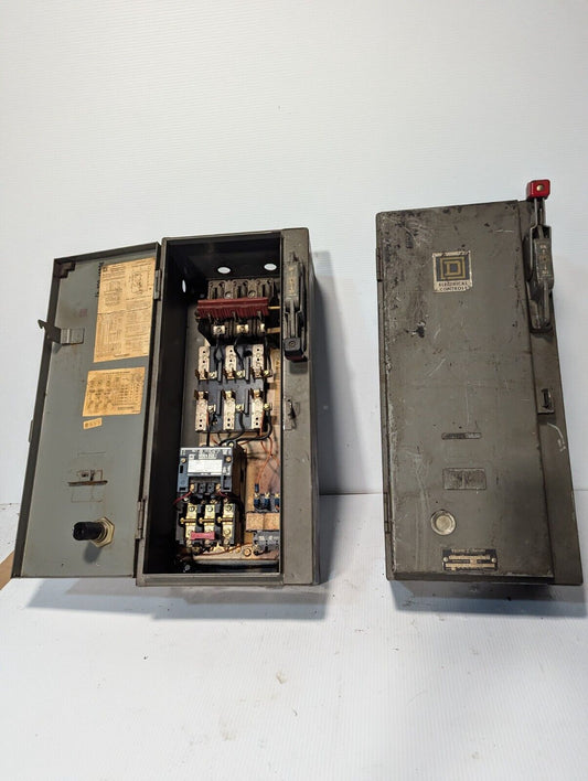 Square D 8538SCG14S combination motor starter, NEMA size 1, 30A - Free Shipping