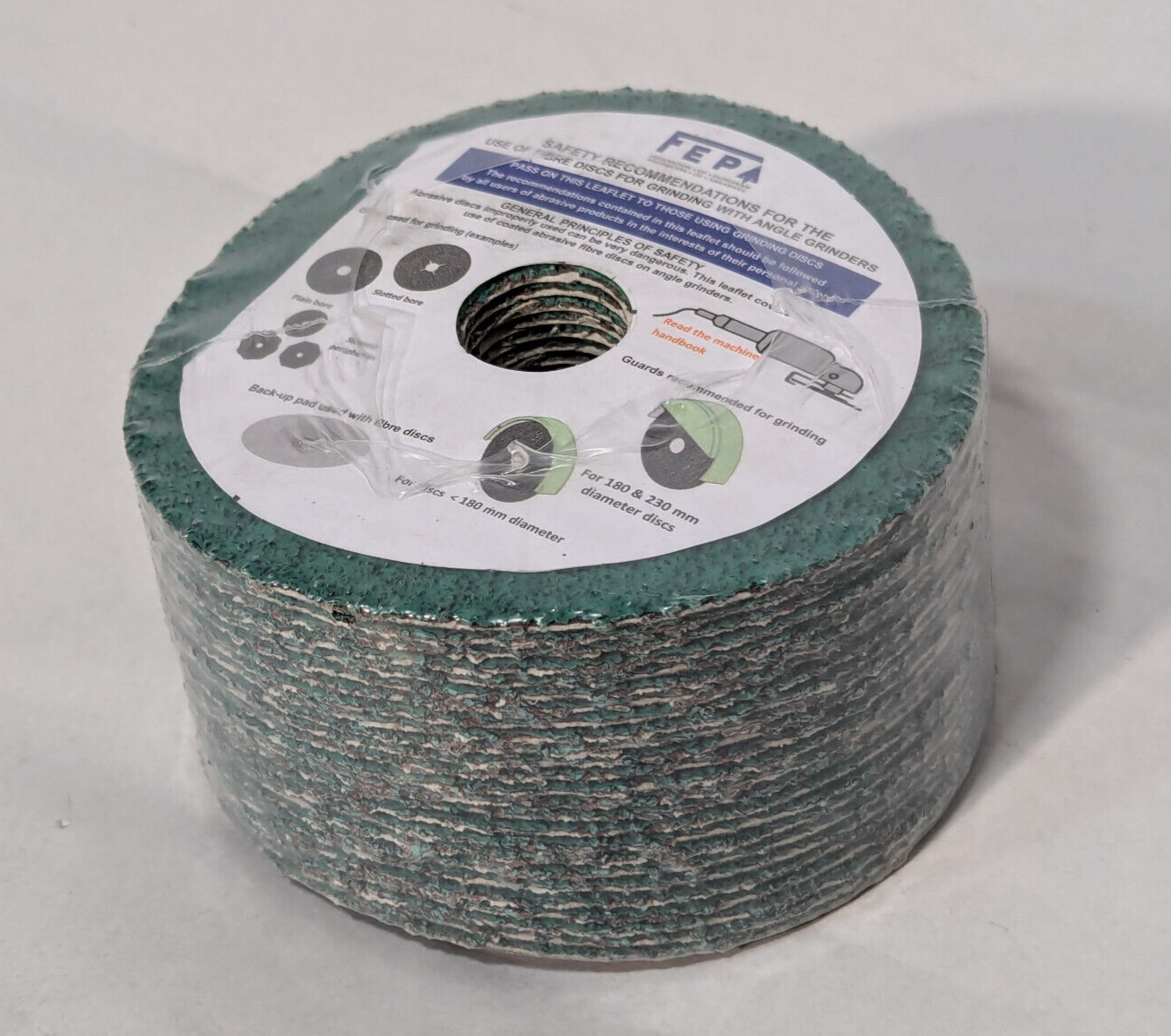 Tru-Maxx 36 Grit Zirconia Angle Grinder Fiber Discs 4-1/2"x7/8", 25 Pack