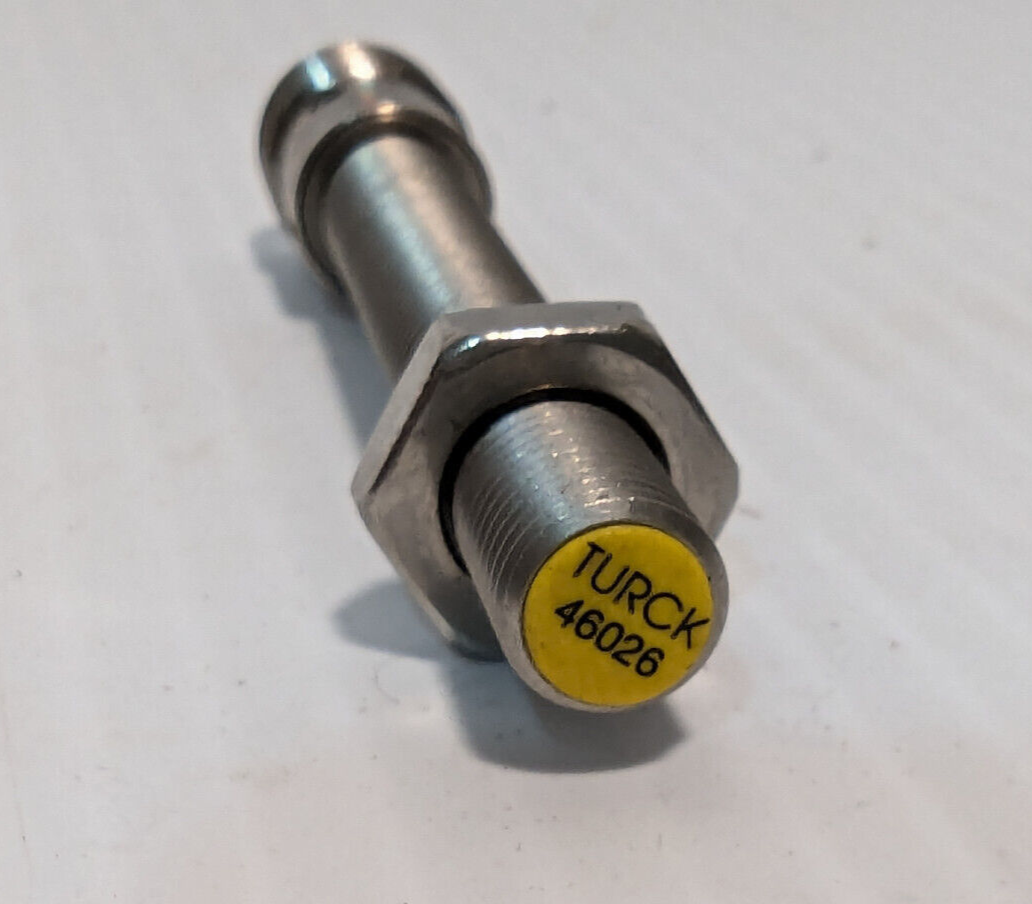 Turck 46026 Inductive Sensor, 8mm, threaded barrel, stainless steel, Free Ship.