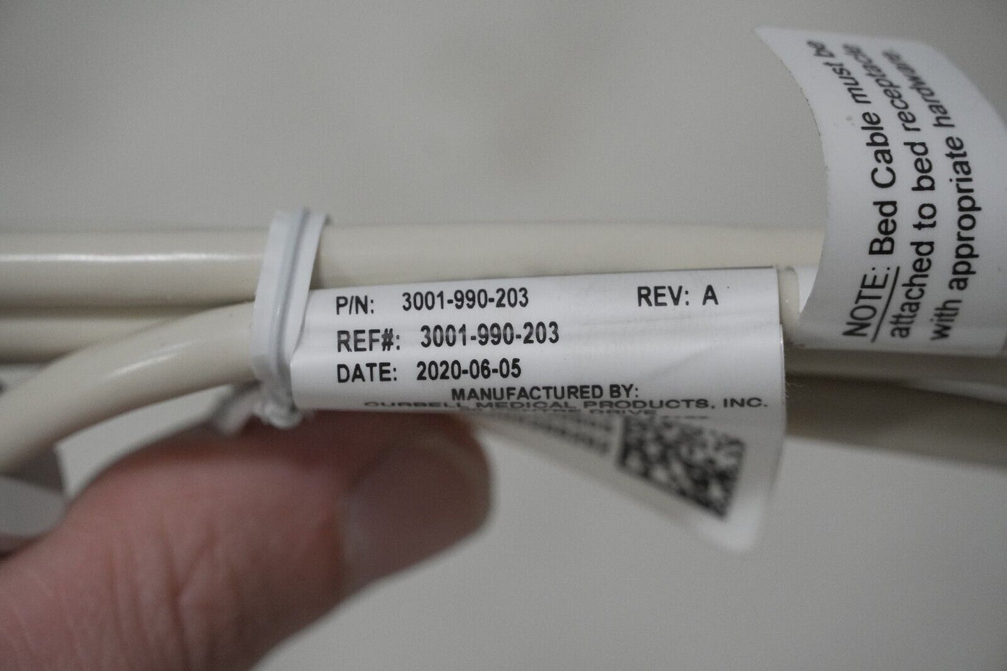 Stryker 3001-990-203 bed cable, Curbell