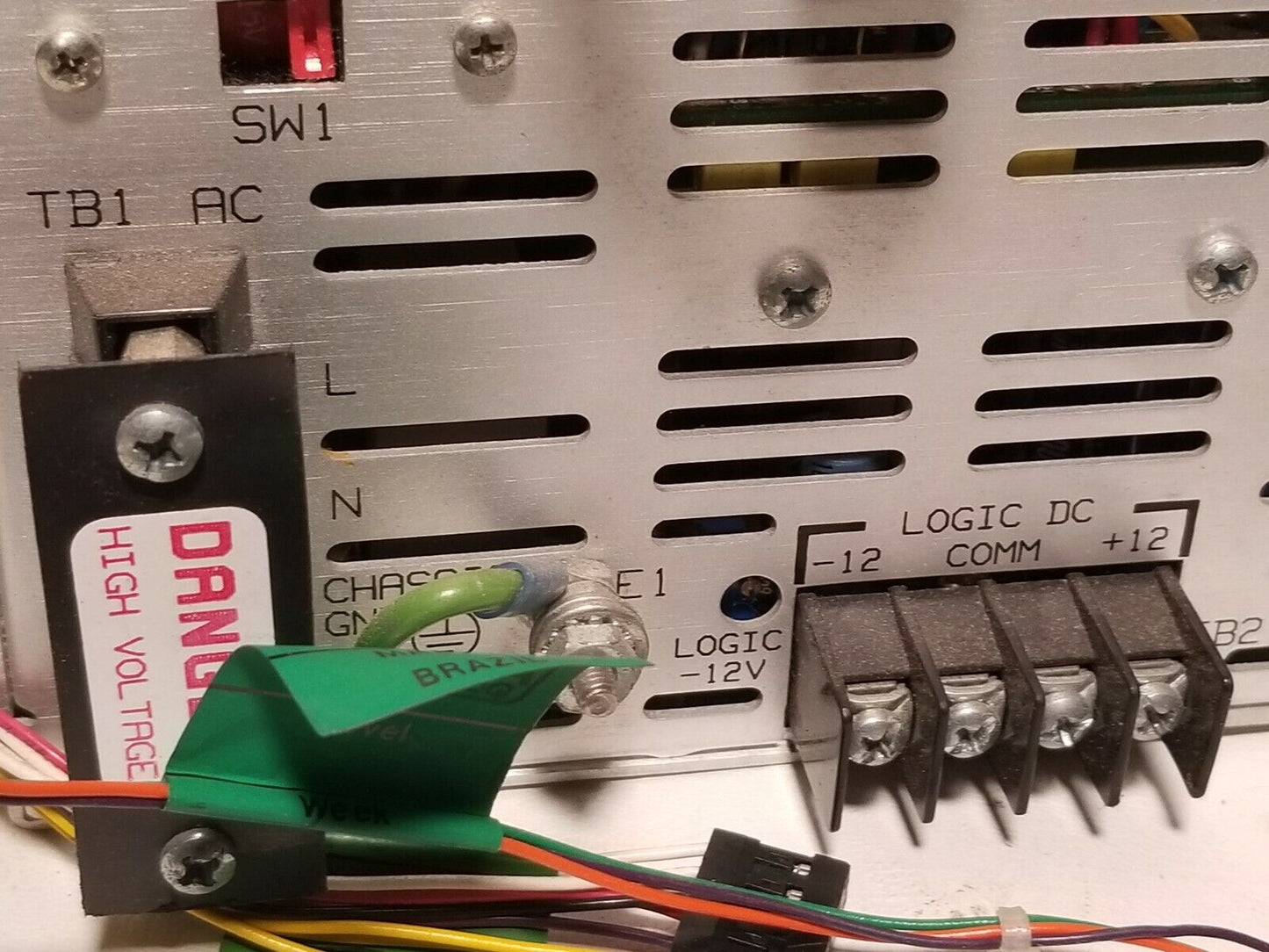 Power Components 752001 power supply, input 120/220VAC, output 5/12VDC