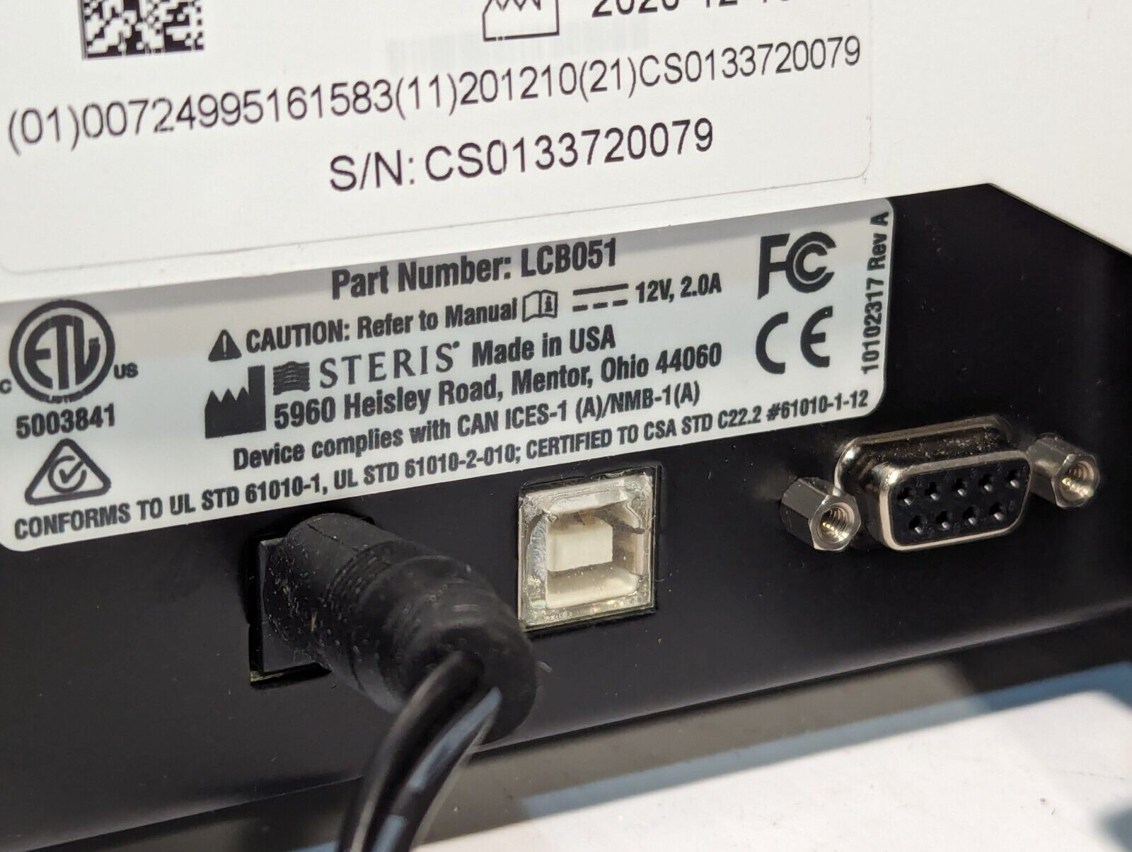 STERIS REF LCB051 Celerity STEAM Incubator - Free Shipping