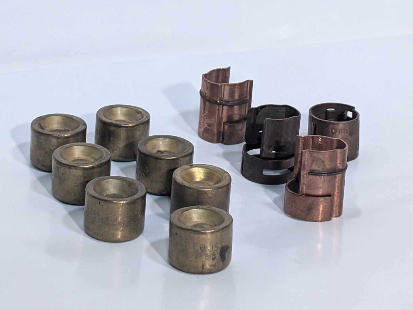 11 Pieces Buss 663-R Fuse Reducer Components, 3 Sets plus 5 Additional Pieces