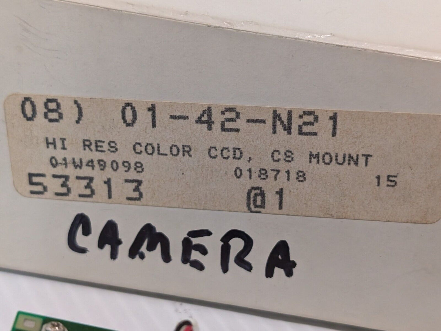 Unbranded 01-42-N21 01W49098 53313 Hi Res Color CCD, CS Mount - Free Shipping