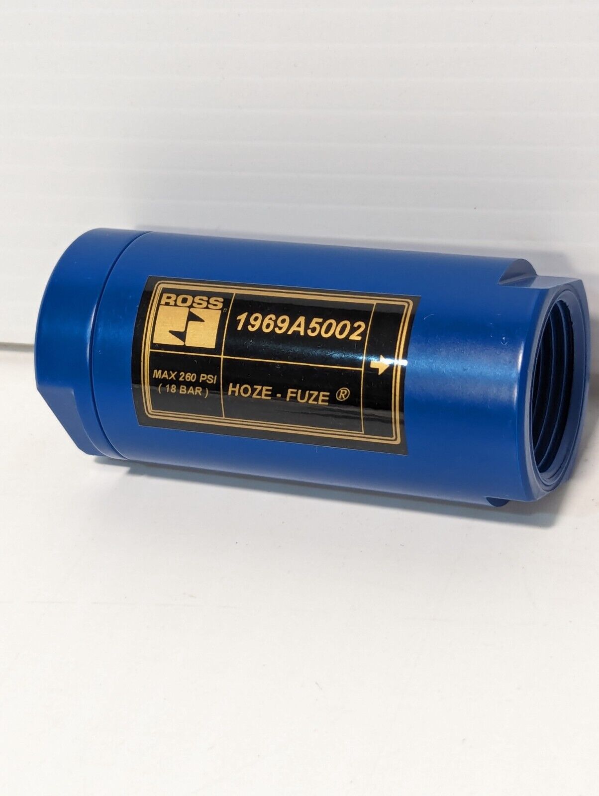 Ross Hoze Fuze 1969A5002 Safety Shut Off Valve 260 PSI - Free Shipping