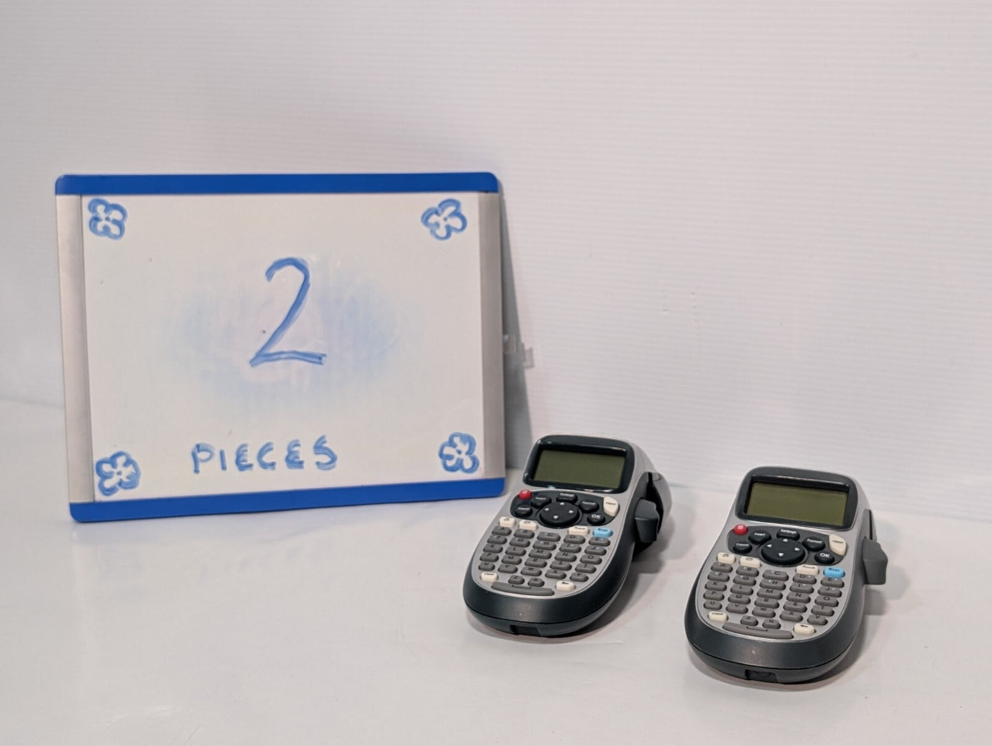 (2) Dymo LetraTag Label Maker, MPN 100H or LT-100H or 19752 UNTESTED, AS-IS