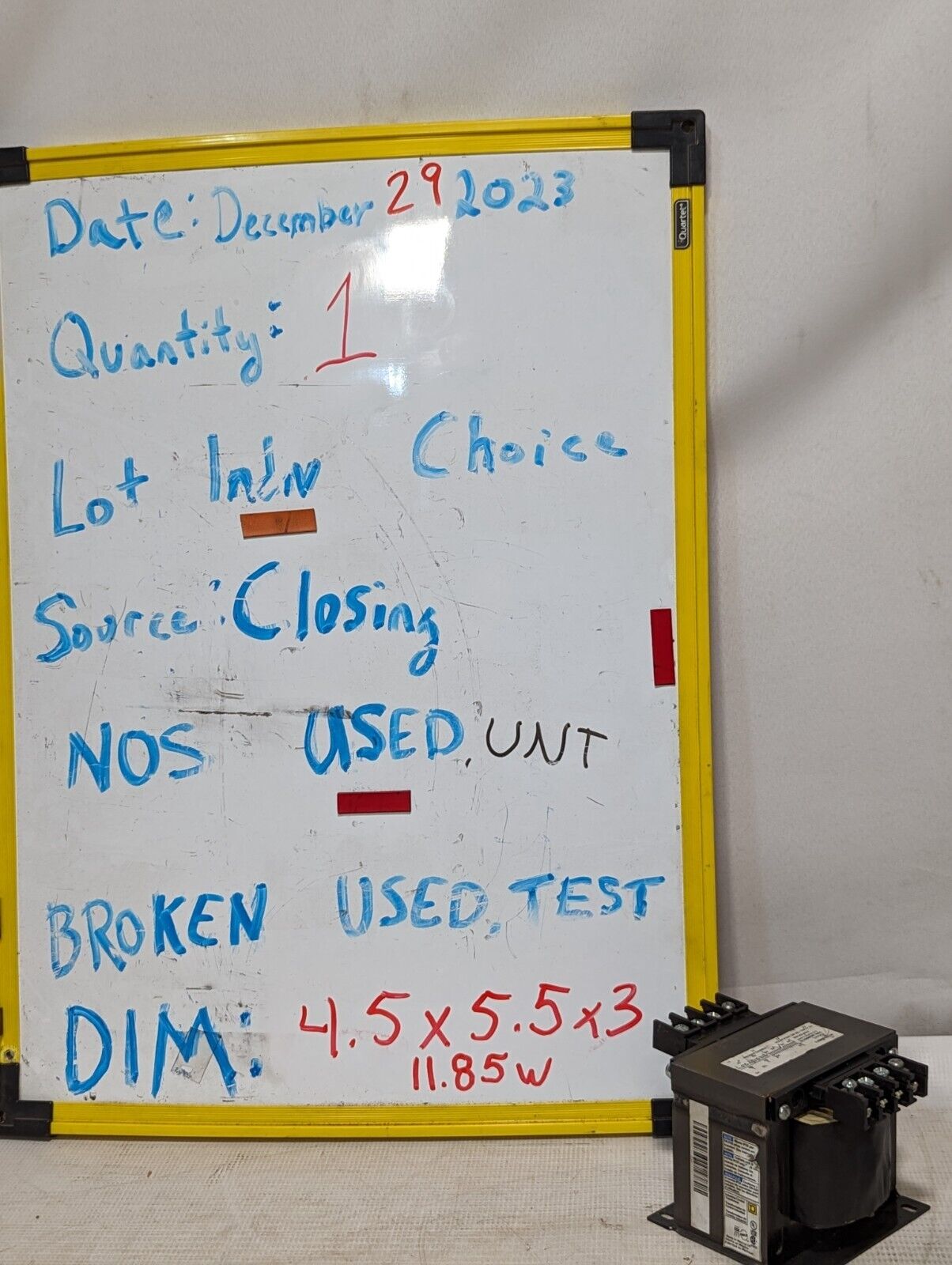 Square D 9070T500D13 Industrial Control Transformer, 500Va, 12/24 VAC