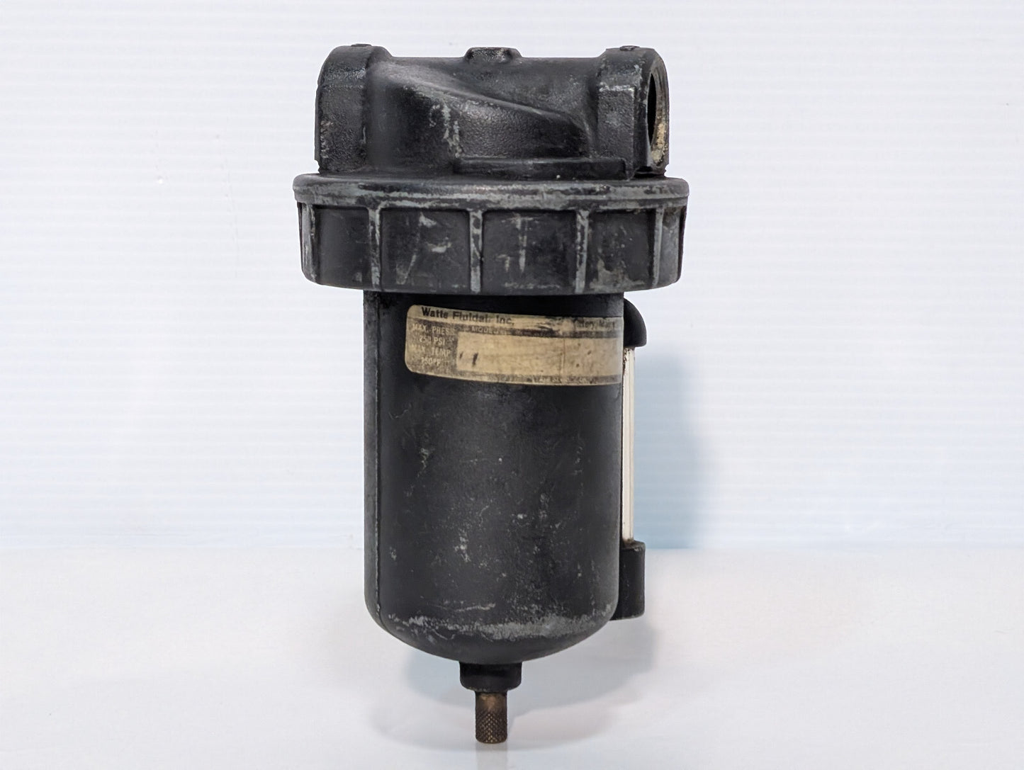Watts Fluidair Air Filter Regulator, Max Pressure 250psi, Max Temp 150°F, Black