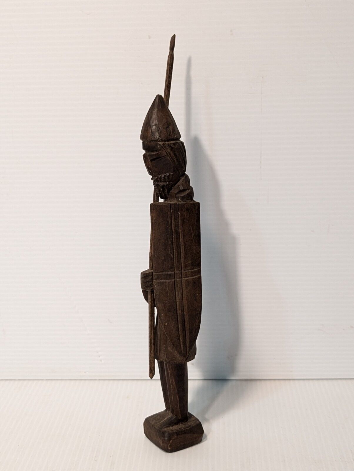 Wooden Christmas Knight, Crusader, dark brown, 11X2 Inches - Free Shipping