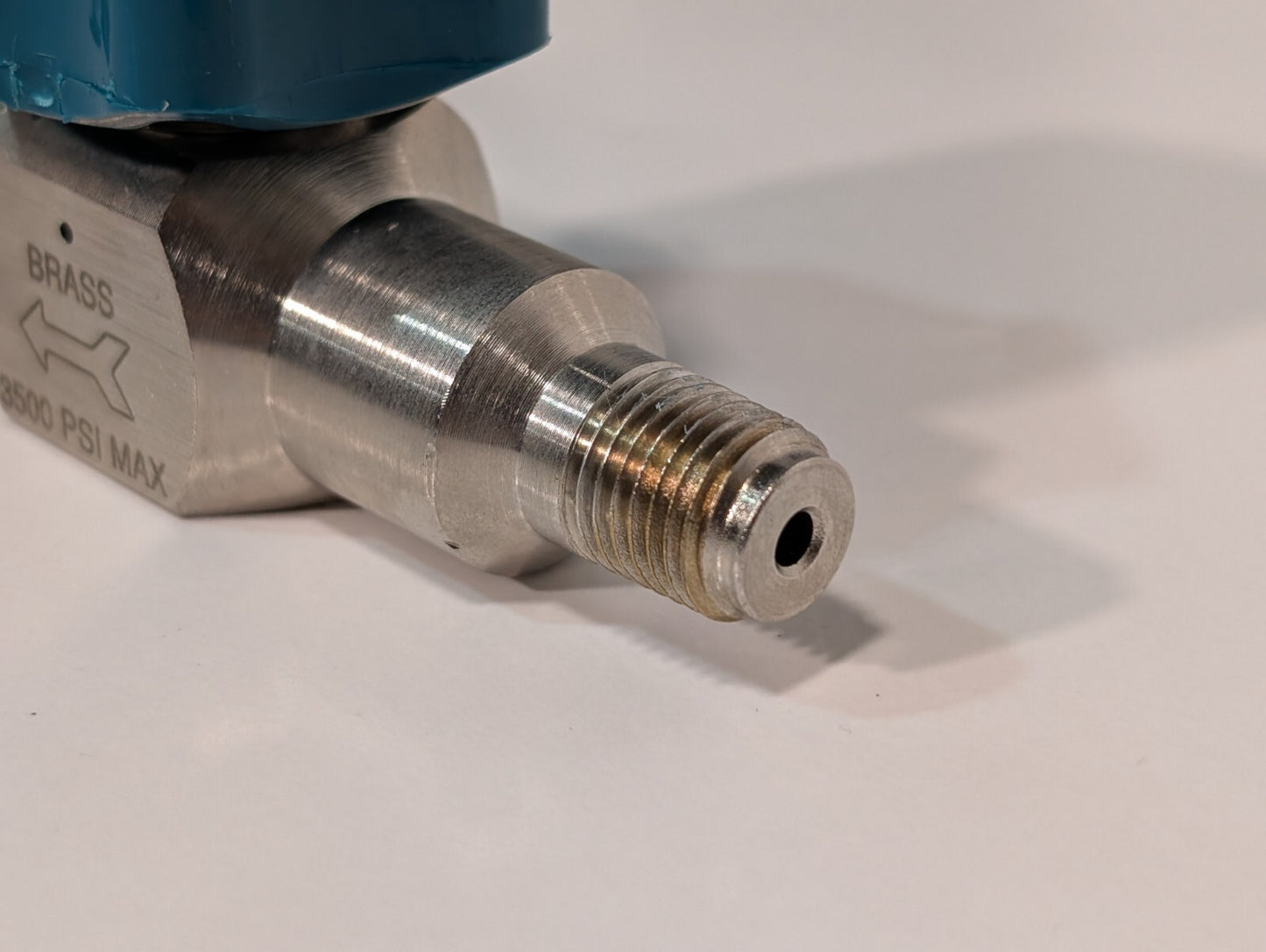 Airgas Diaphragm Valve Brass 3500 PSI 2 WAY