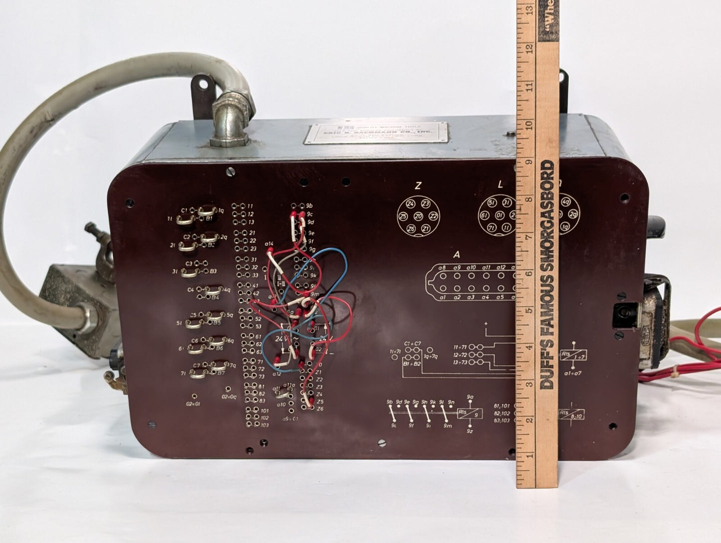 Vintage Bachmann Control Panel with Multiple Wiring Points, Excellent Prop