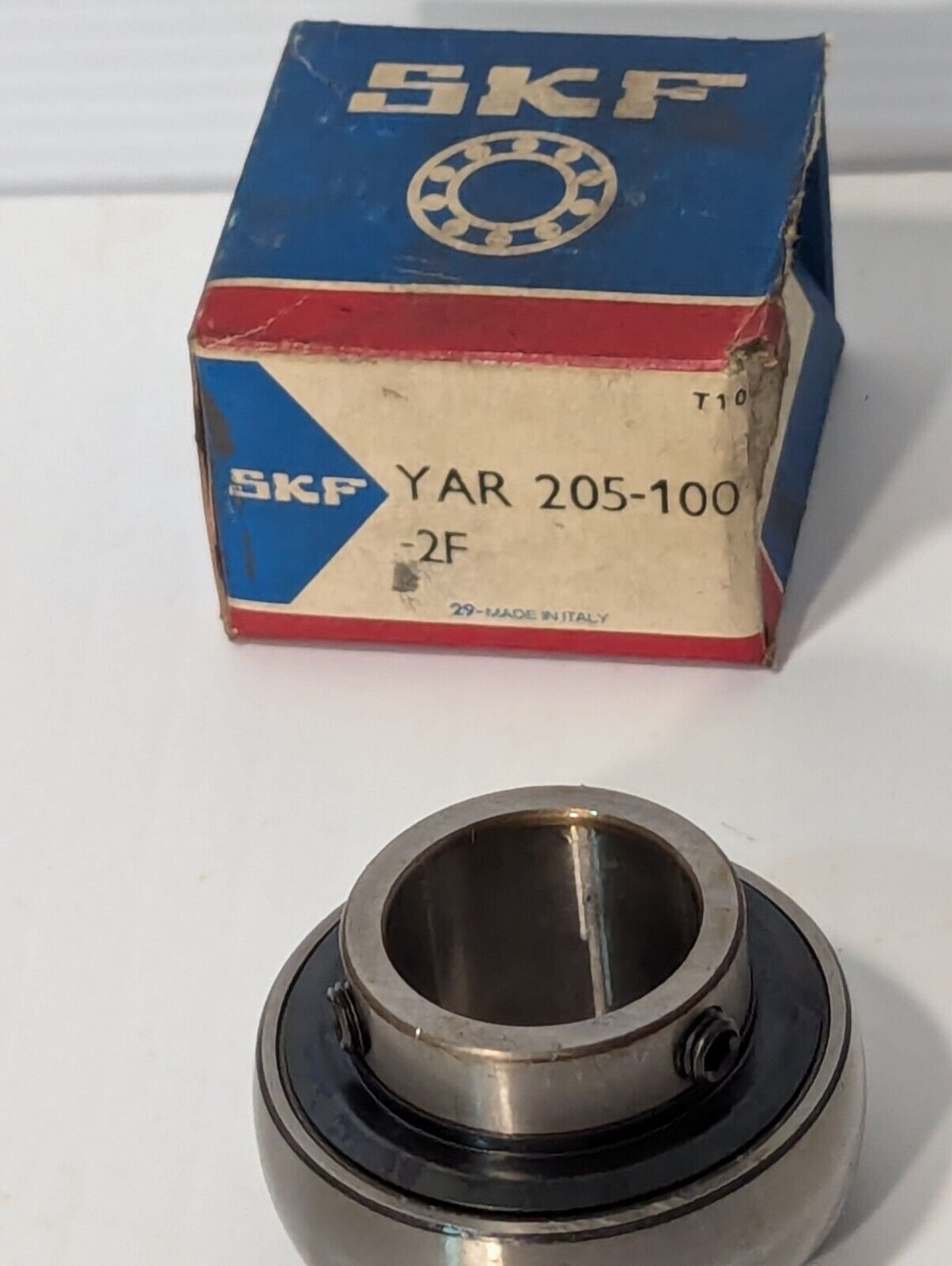 SKF YAR 205-100-2F Bearing Inserts, Bore: 1", OD: 2.04", Outer Ring Width: 0.59"