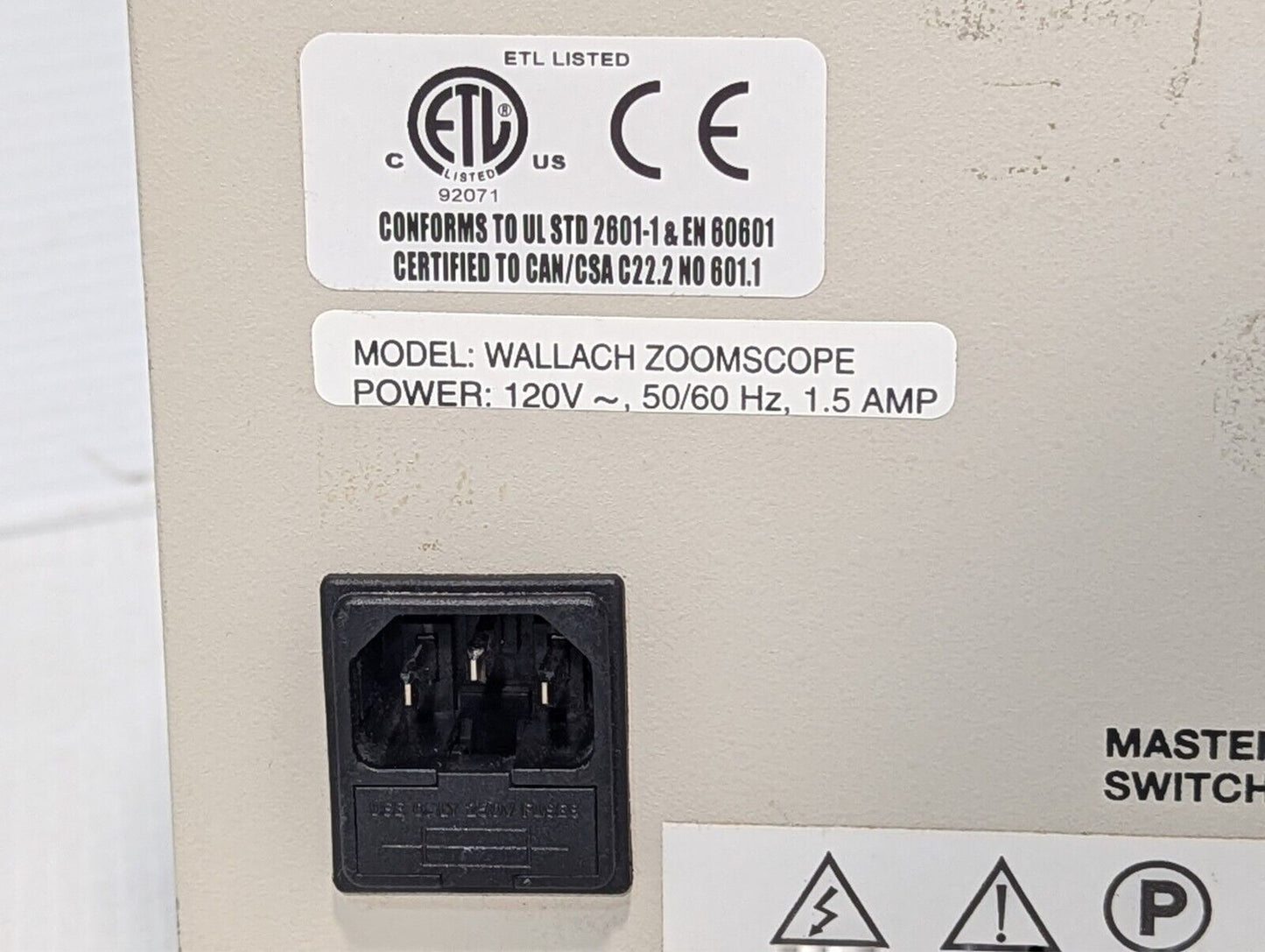 Wallach ZoomScope Colposcope NO LENSES - Free Shipping+Returns