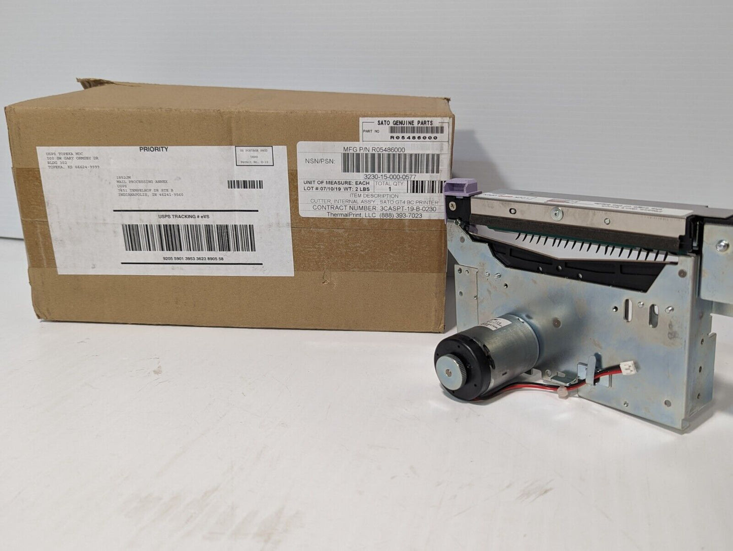 Sato R05486000 Cutter Assy for GT4 BC Printer - Free Shipping