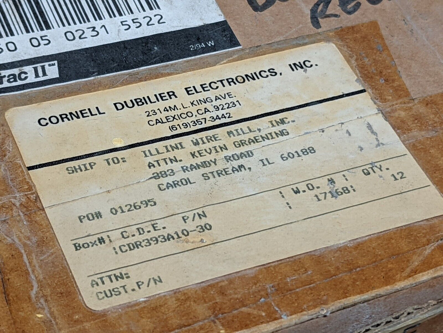 Lot of 12 GE 393A10-30 relays, 1800 ohms, 115VAC