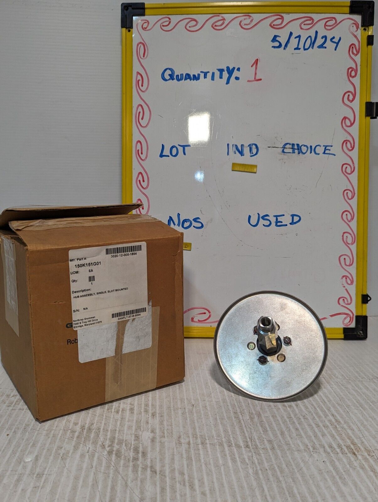 3020-12-000-1894 150K151G01 Single Slot Mounted Hub Assembly - Free Shipping