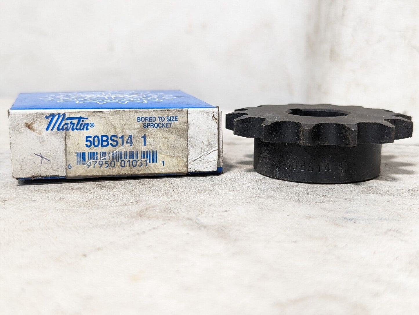 Martin 50BS14 1 bored to size sprocket, 50 / 5/8in, 1.0000in bore, 14 teeth