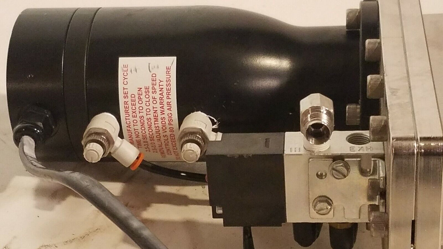 A&N GV400-CF-E-P Pneumatically actuated gate valve