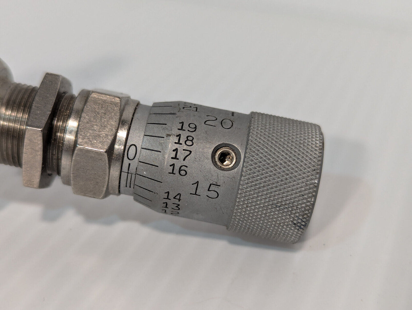 Whitey SS-22RS4 Stainless Steel High Precision Metering Valve, N2 Flow Control