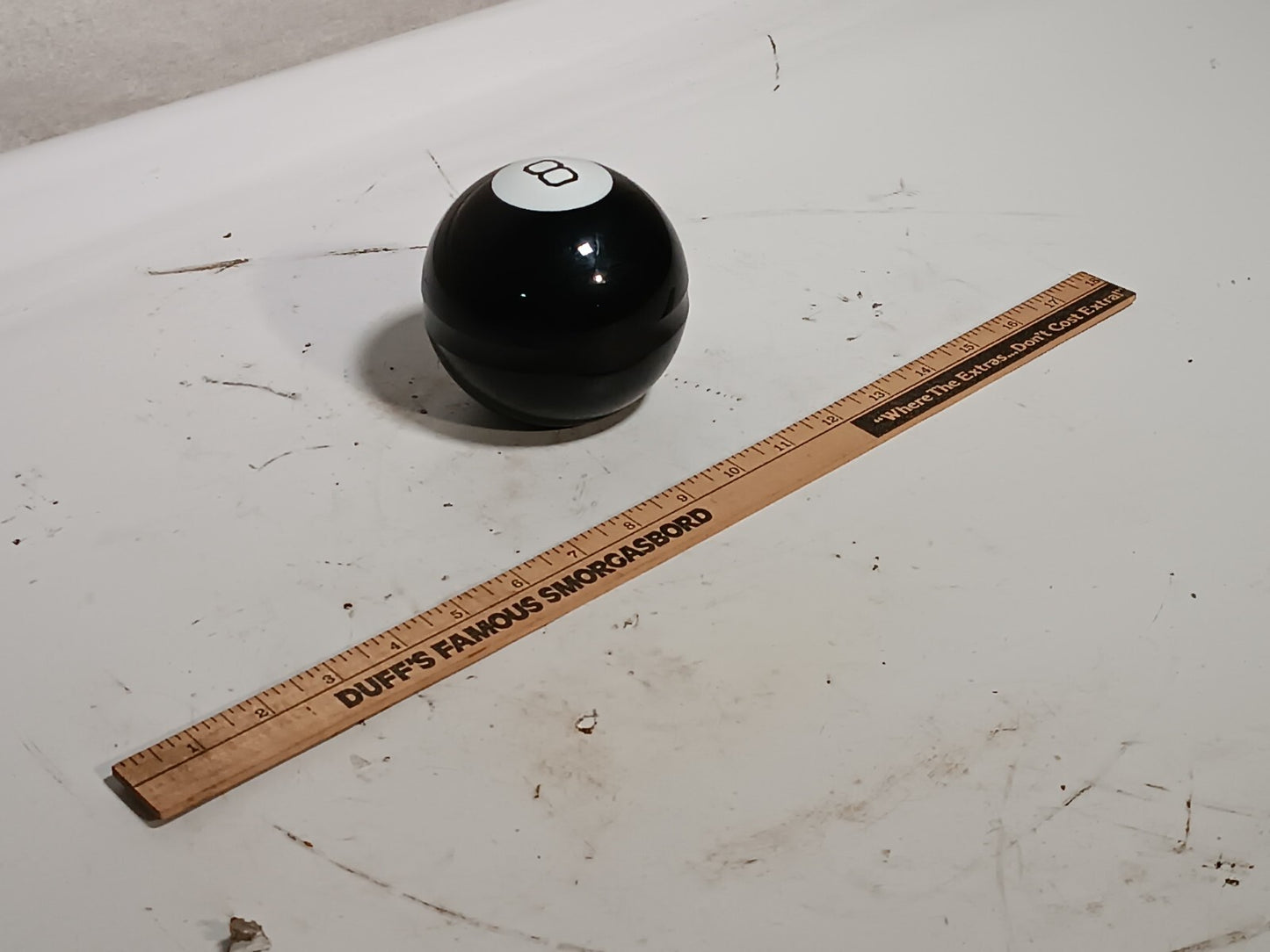 Vintage Magic 8-Ball Novelty Fortune Teller Toy - As Pictured, Working