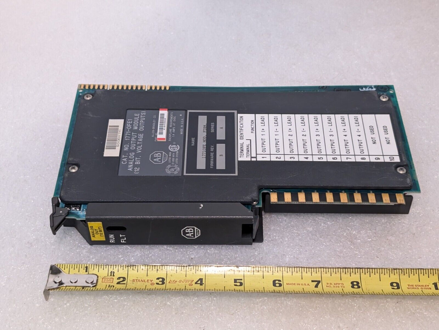 Allen Bradley 1771-OFE1/A Analog Output Module, 4 Channel, Series A - Free Ship