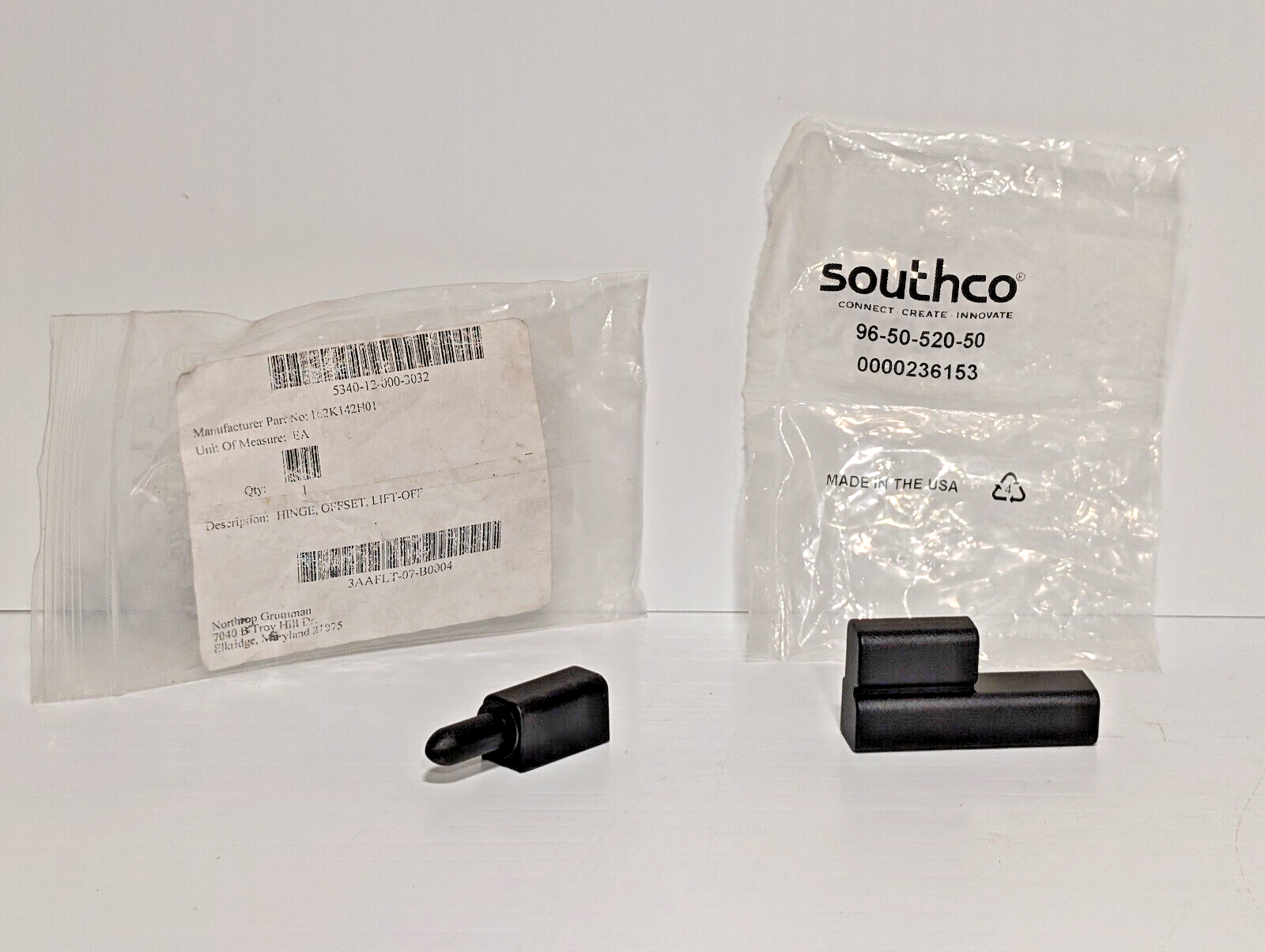 Southco 96-50-520-50 Removeable Lift-Off Hinge, Offset, Made in USA