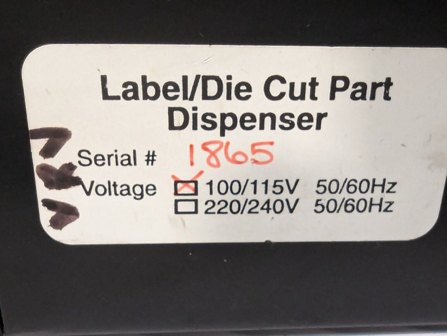 Identco ELD 100 Label Dispenser - Free Shipping+Returns