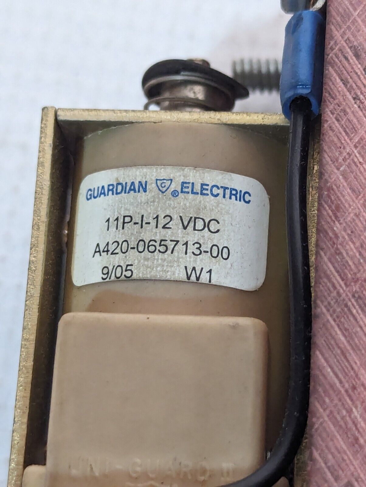 Guardian Electric 11P-I-12 VDC A420-065713-00 9/05 W1 Relay - Free Shipping