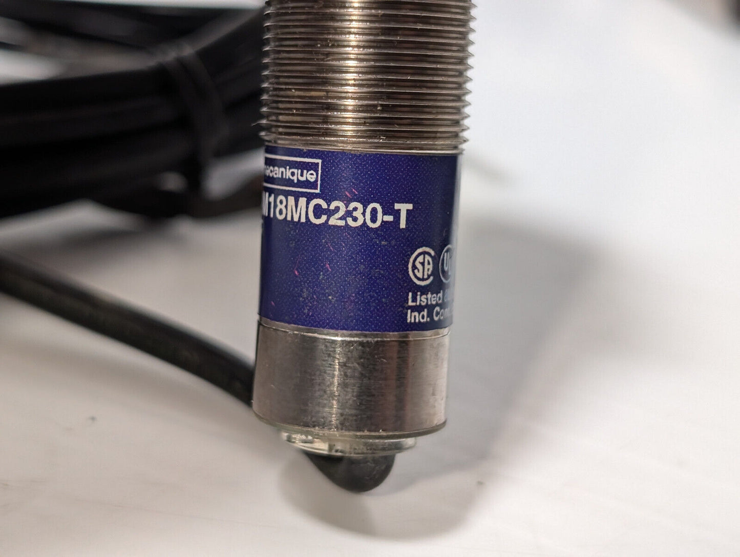 Telemecanique XU2-M18MC230-T Photoelectric Sensor, Thru-Beam Transmitter, 240V