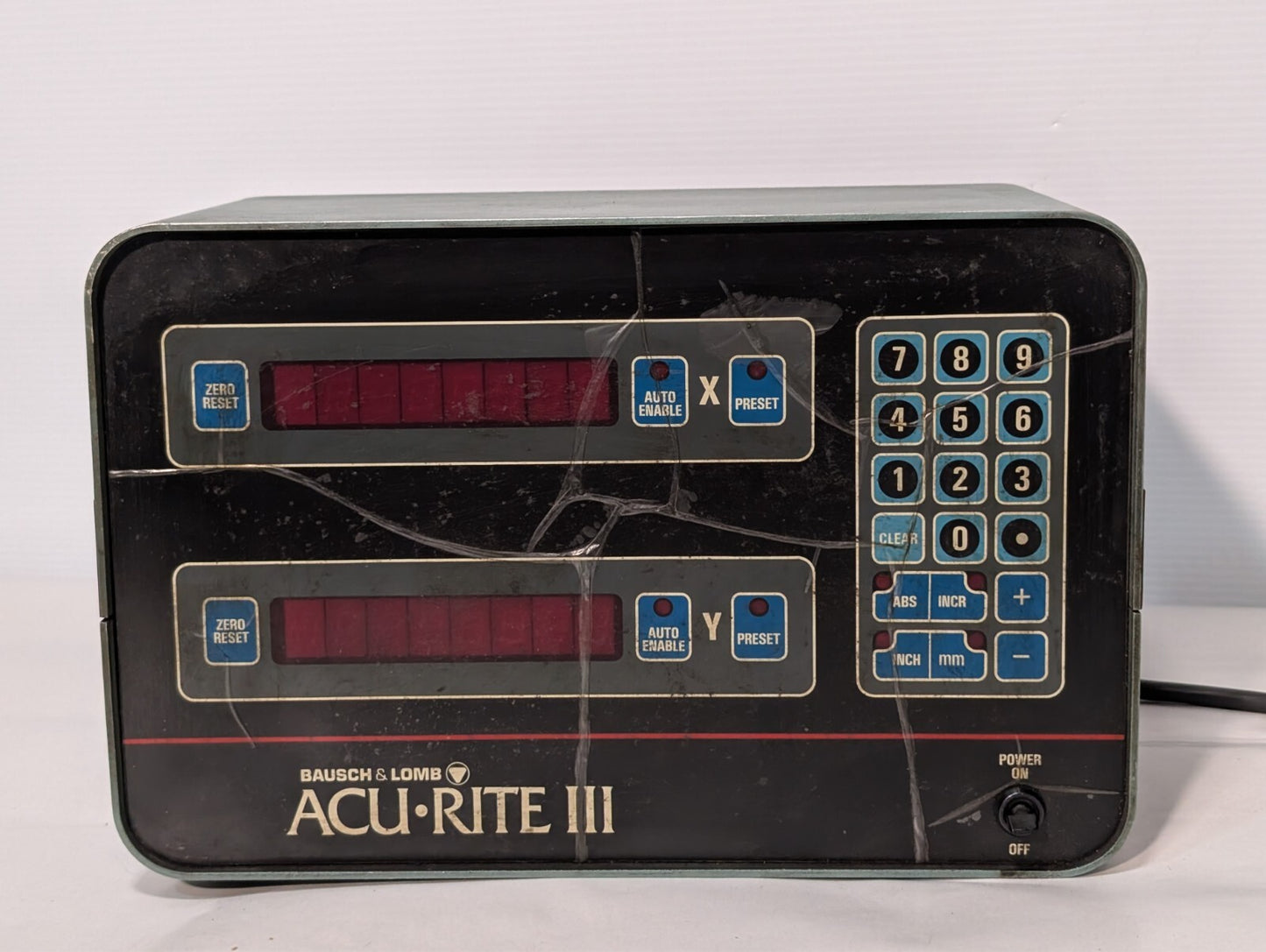 Acu-Rite III DRO PN 387-5974000 Digital Readout System With 2 Scales PARTS ONLY