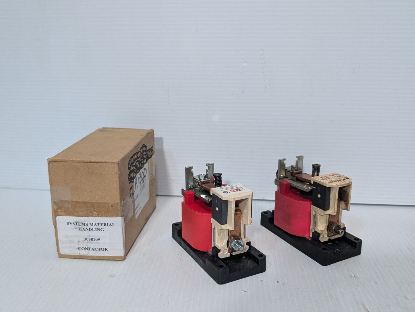 3038109 contactor for Hyster: one new, one for parts as pictured, A1300