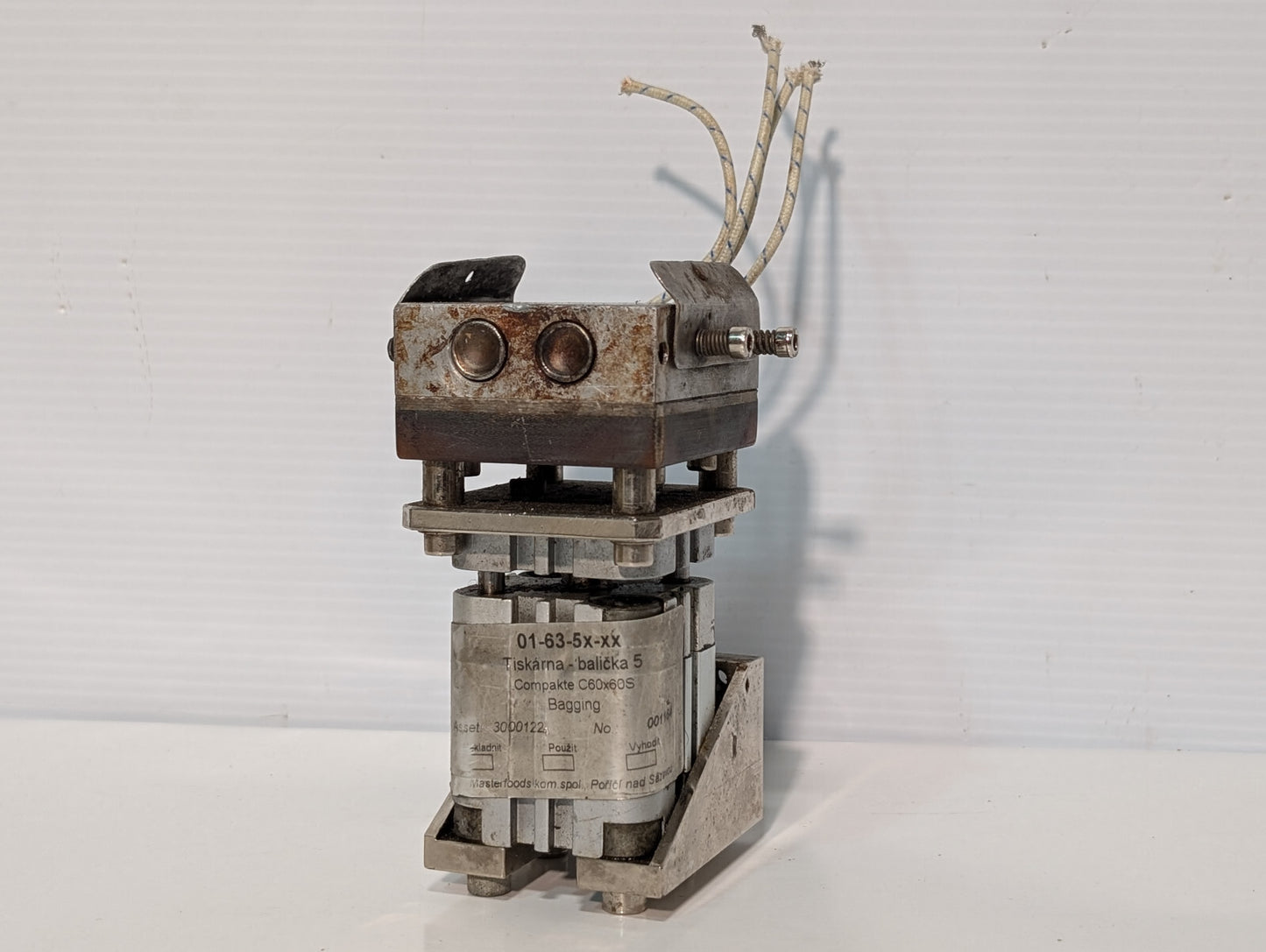 Unidentified 01-63-5x-xx Industrial Printing Machine Assembly Component