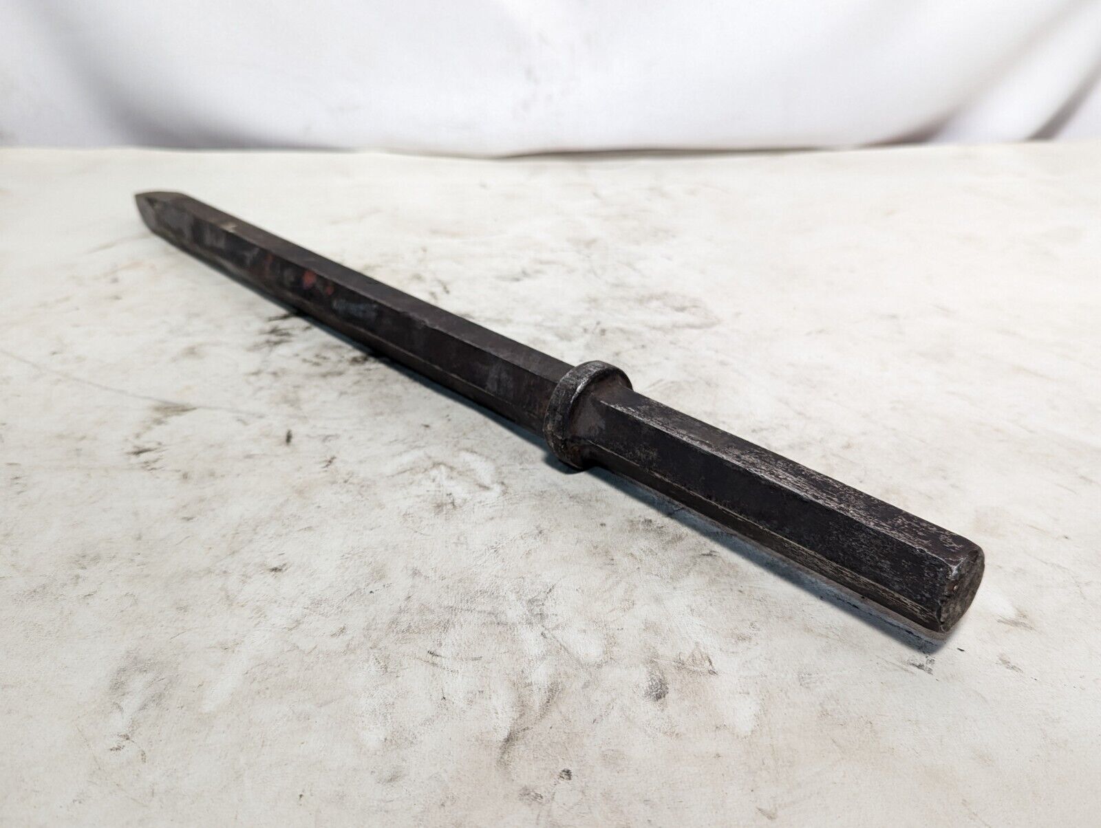 Specialty metal-working chisel from closing spring manufacturer, 22.5" x 2"