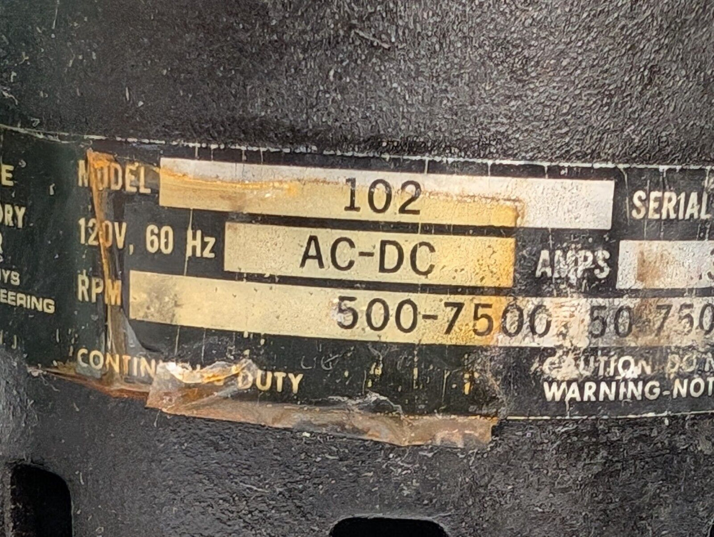 Talboys Model 102 T-Line Variable Speed Laboratory Stirrer, 40W, 120v, 0.33A