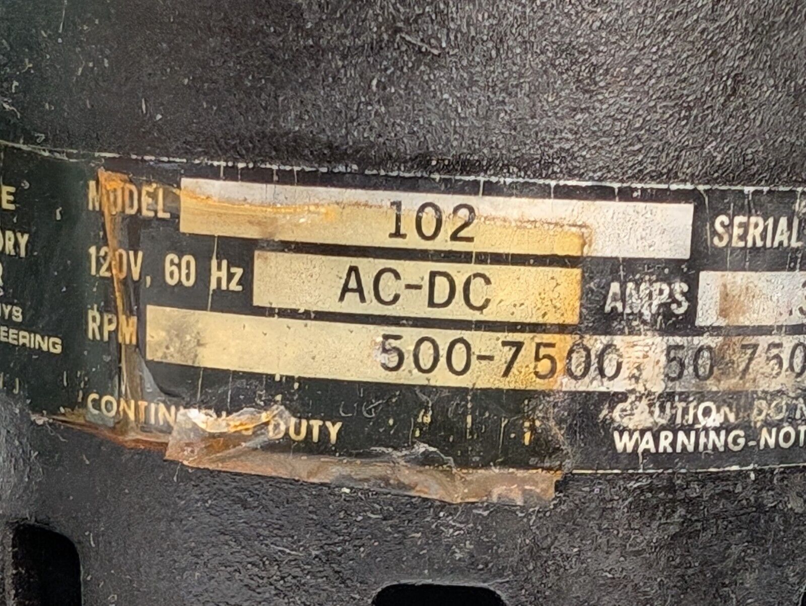 Talboys Model 102 T-Line Variable Speed Laboratory Stirrer, 40W, 120v, 0.33A