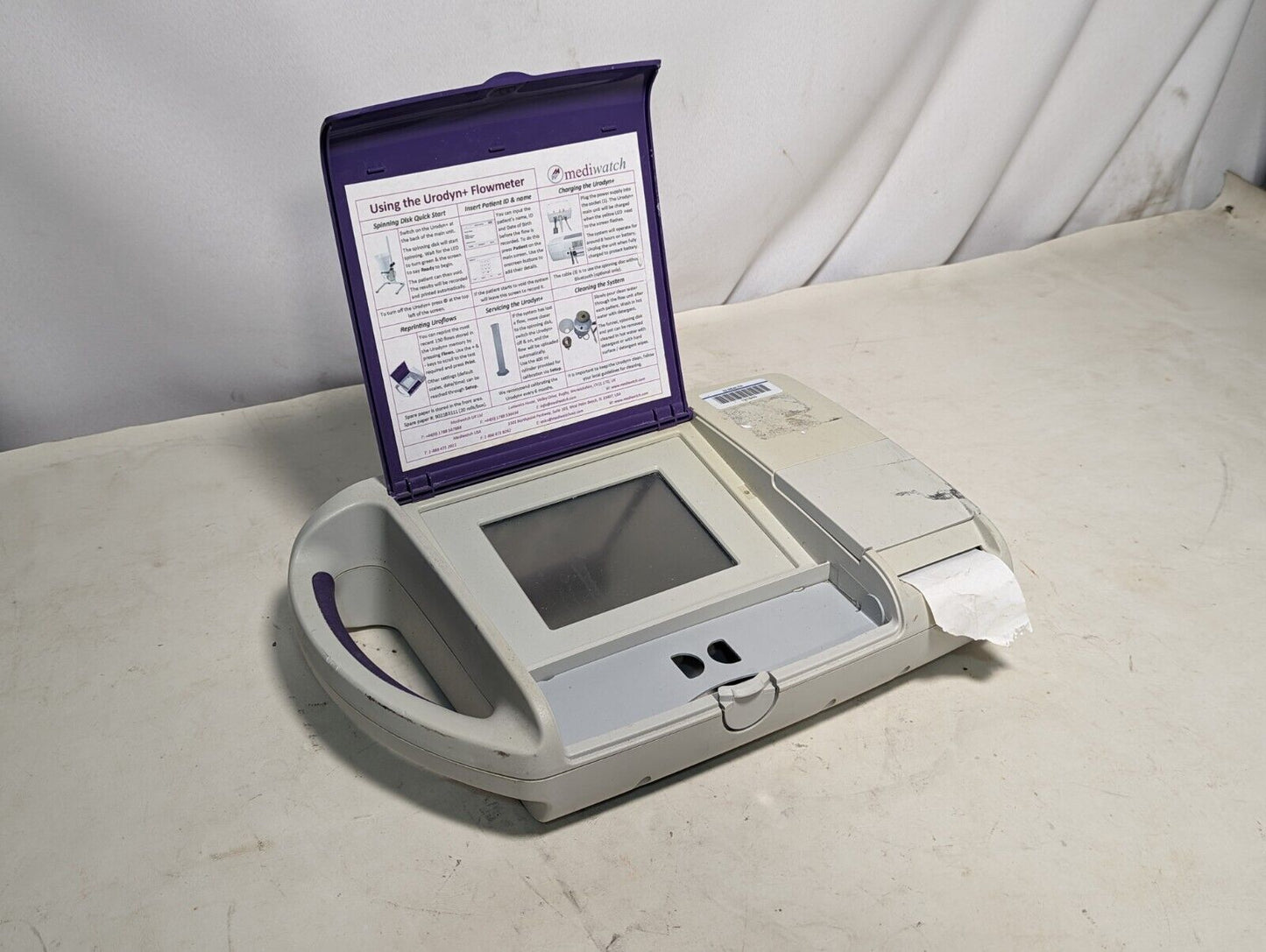 Mediwatch UD2A1001 urodyn+ urinary flow measuring device