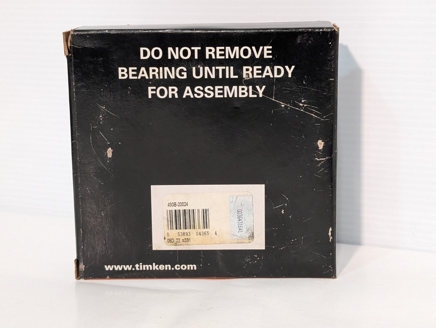 Timken 493B-20024 Tapered Roller Bearing Cup, Single Cup, 5.3750 OD, 0.8750 ID