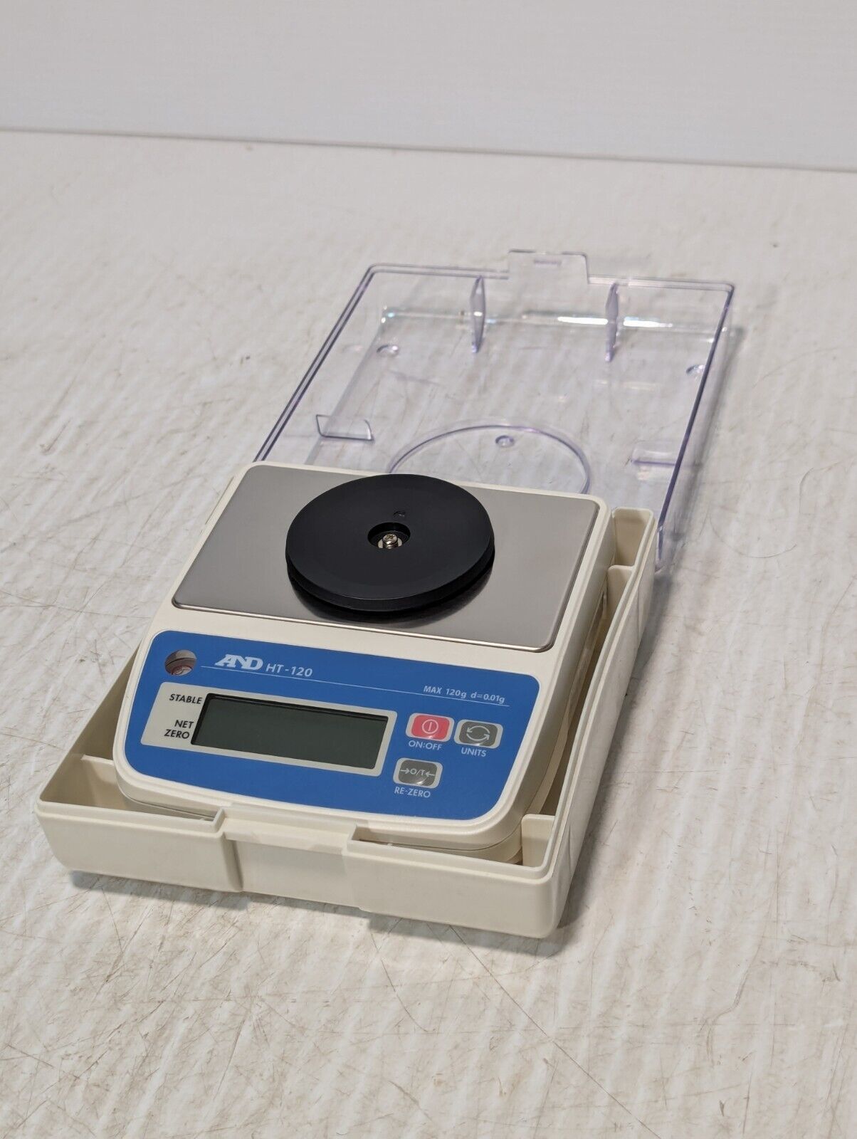 A&D HT-120 Compact Precision Scale, Digital, 0.01g, 120g Cap. - Free Shipping