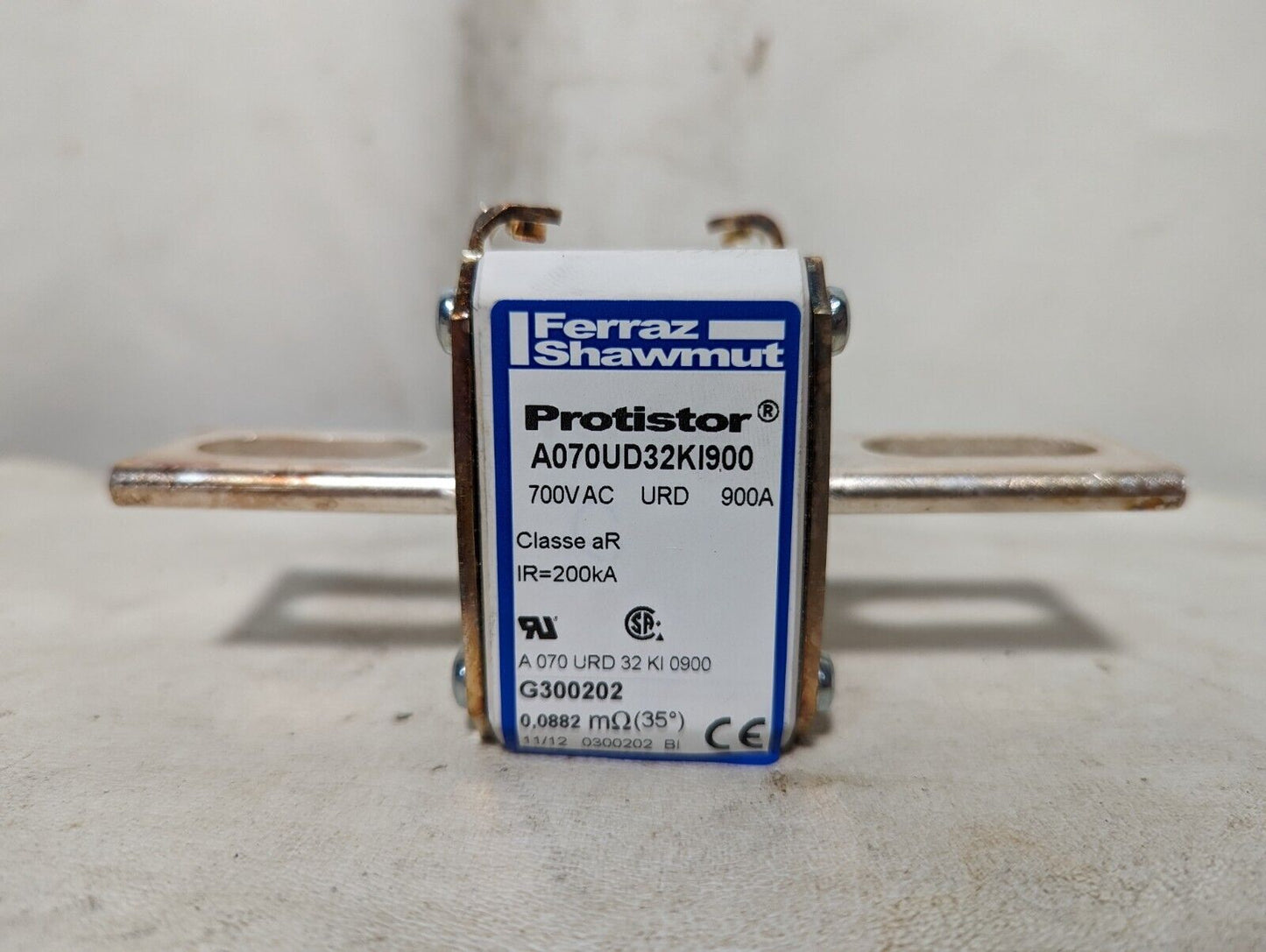Ferraz Shawmut A070UD32KI900 fuse-link, 700VAC, 900A, G300202
